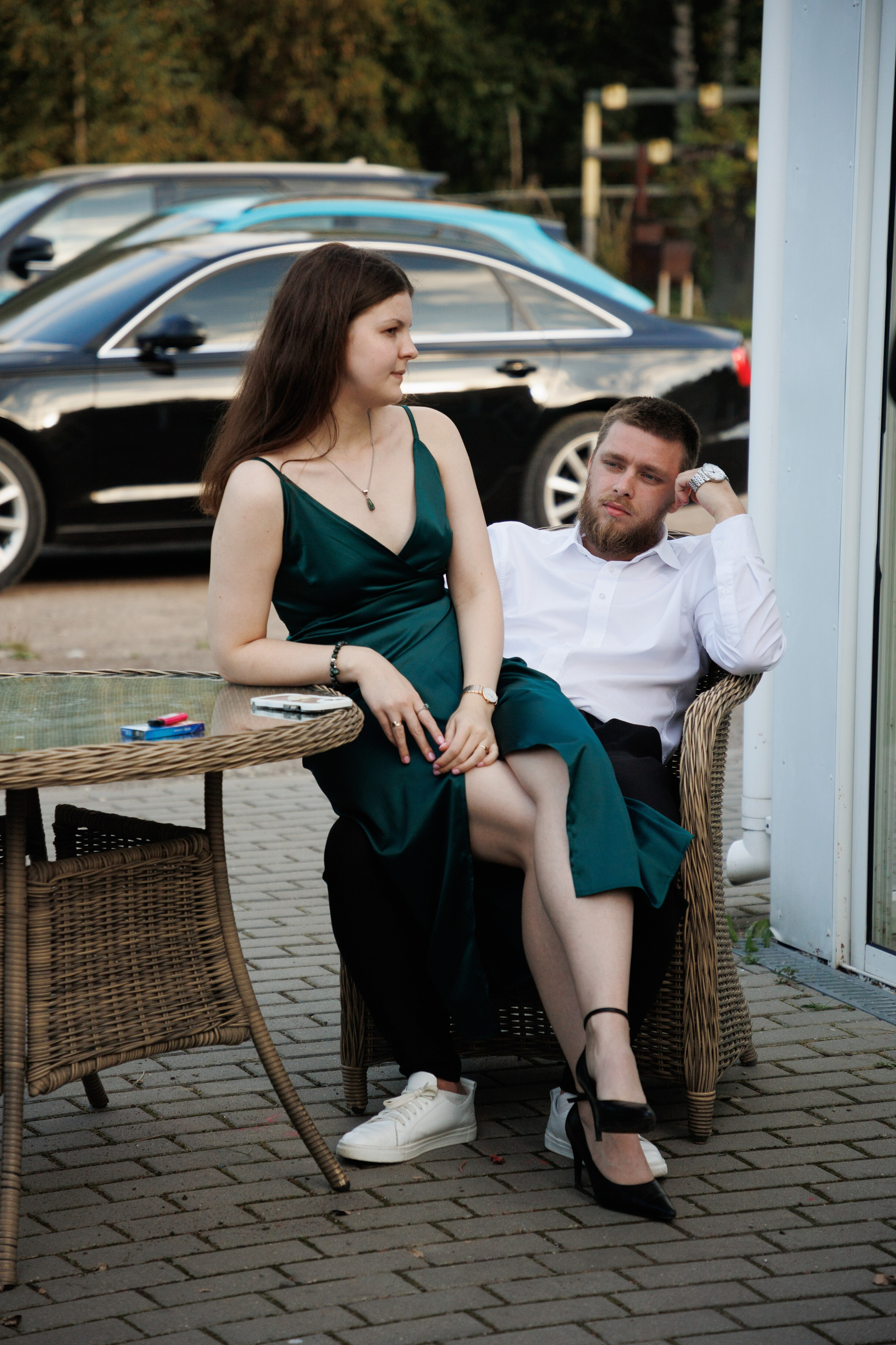 Сентябрь 2025, Белый лис, Выкса. Фотограф городских и семейных событий в Нижнем Новгороде Артем Карпухин