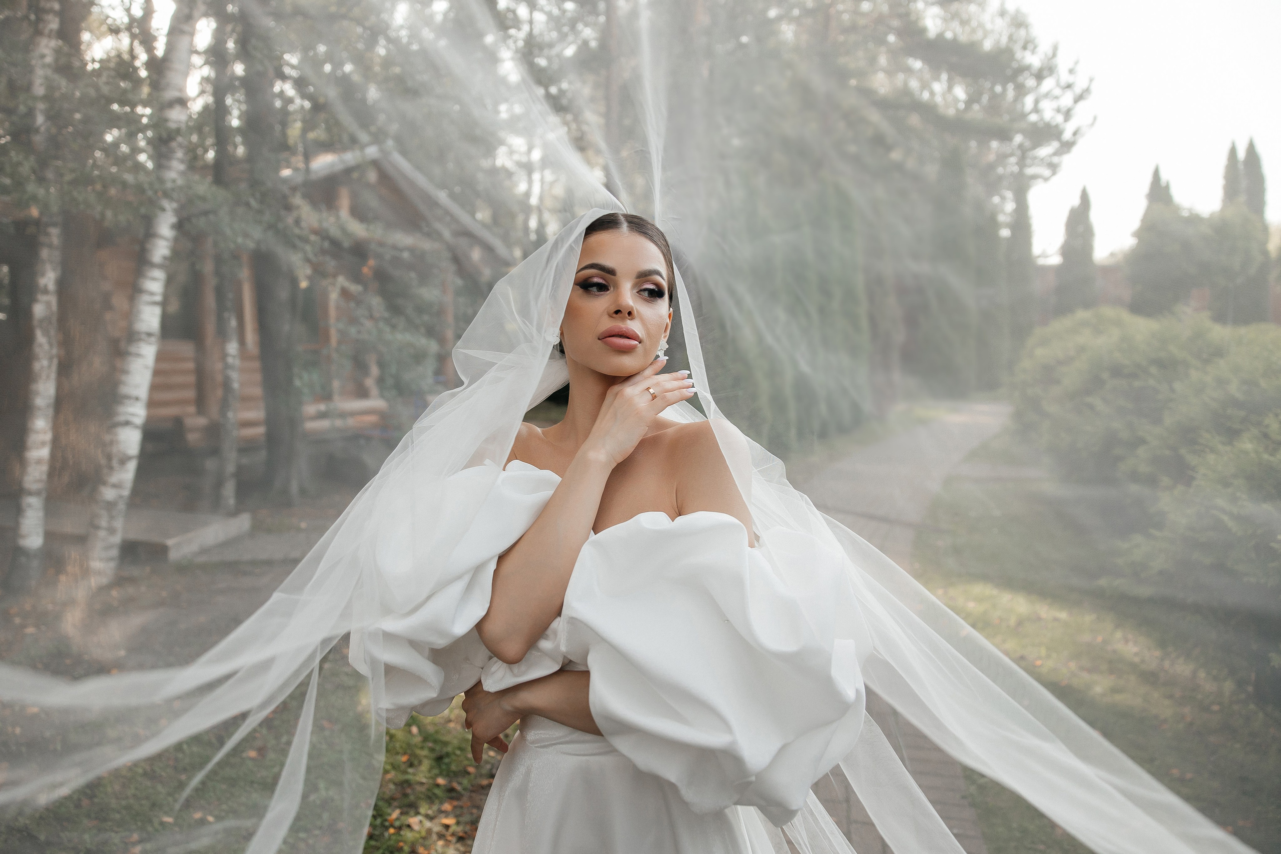 свадебная фотосессия в загородном клубе Артиленд