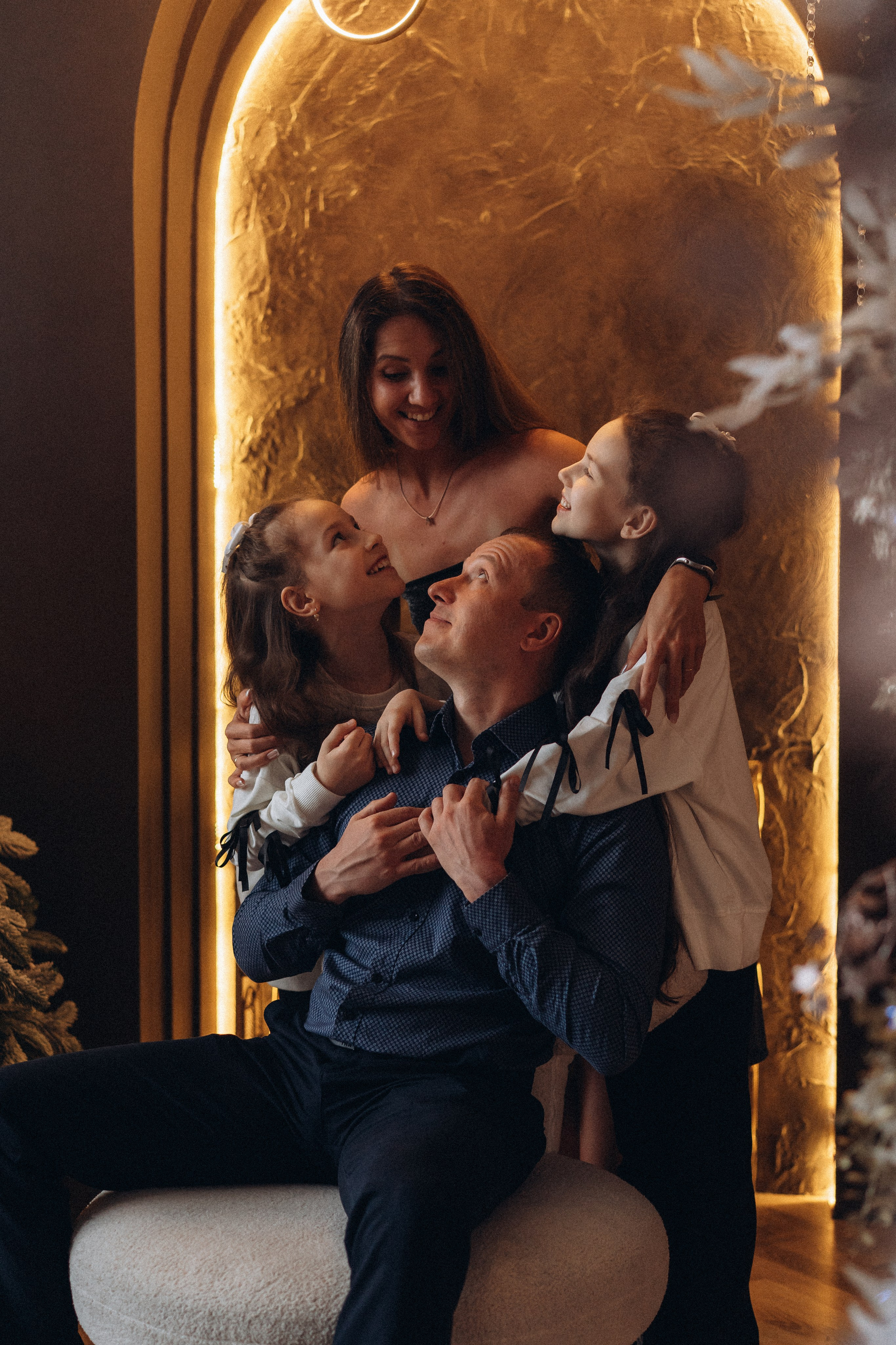 Семейная съемка в студии. Фотограф Екатеринбург Кокшарова Александра