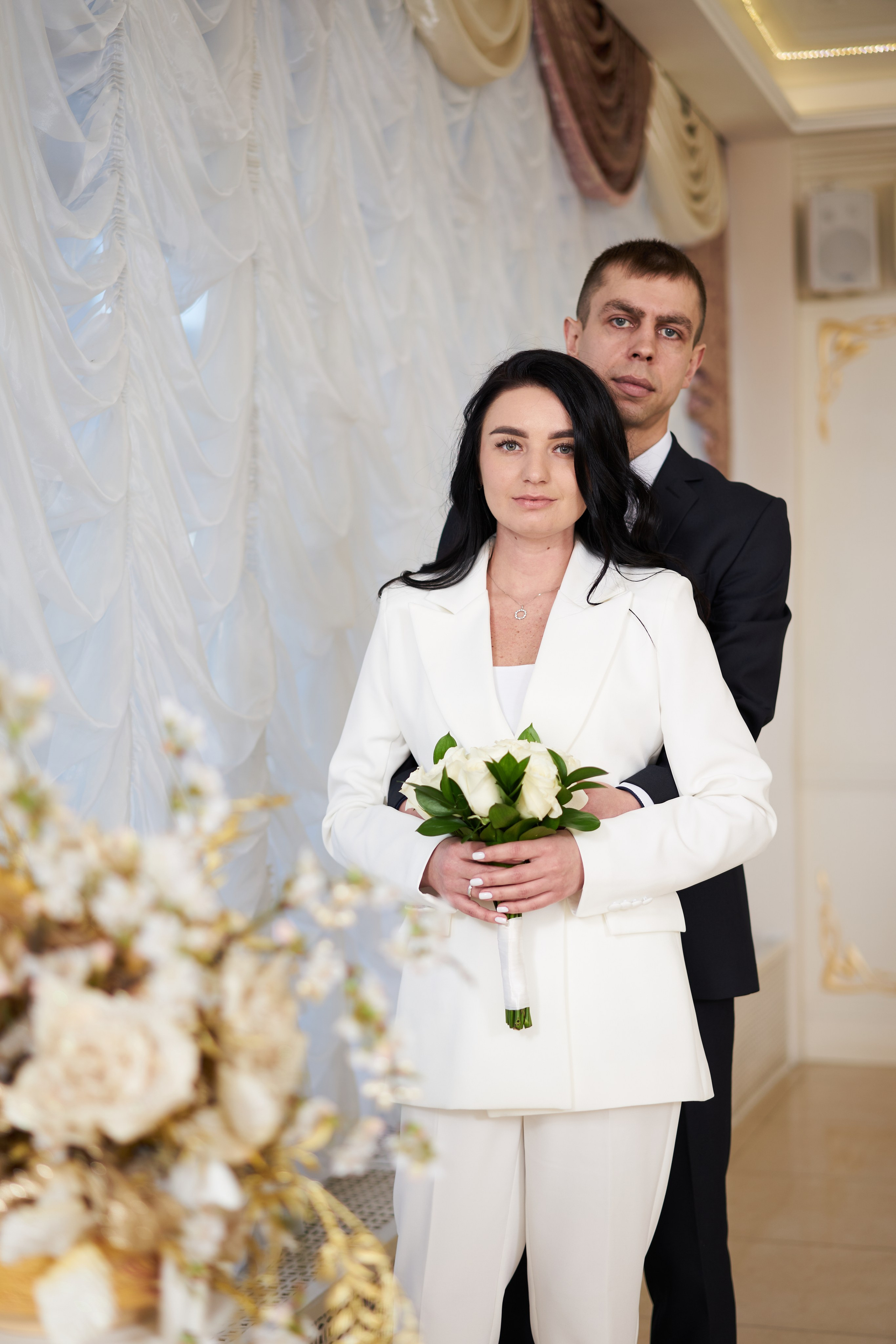 Свадебная фотосессия в студии. Фотограф Екатеринбург Кокшарова Александра