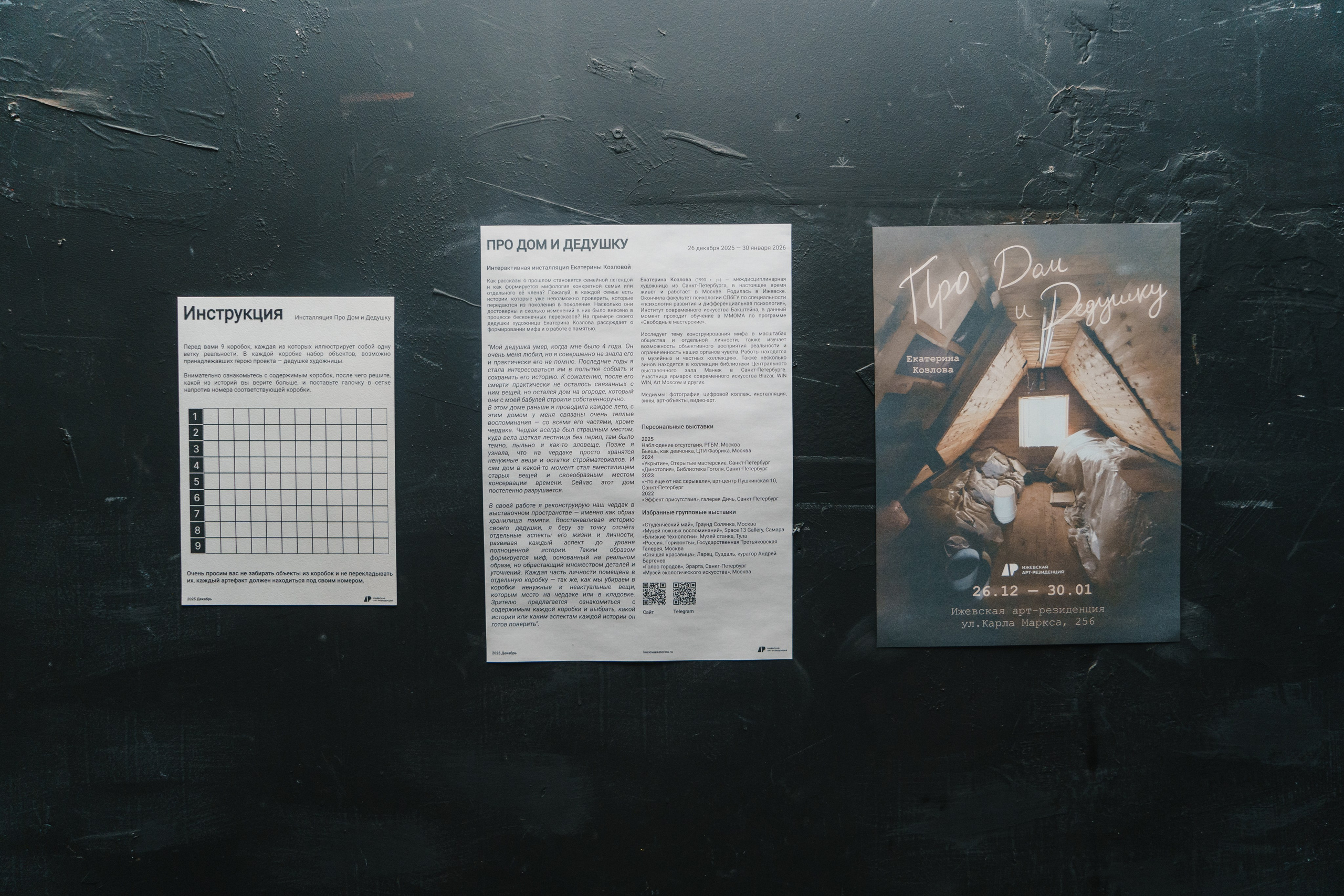 Про дом и дедушку. Козлова Екатерина. Междисциплинарная визуальная художница