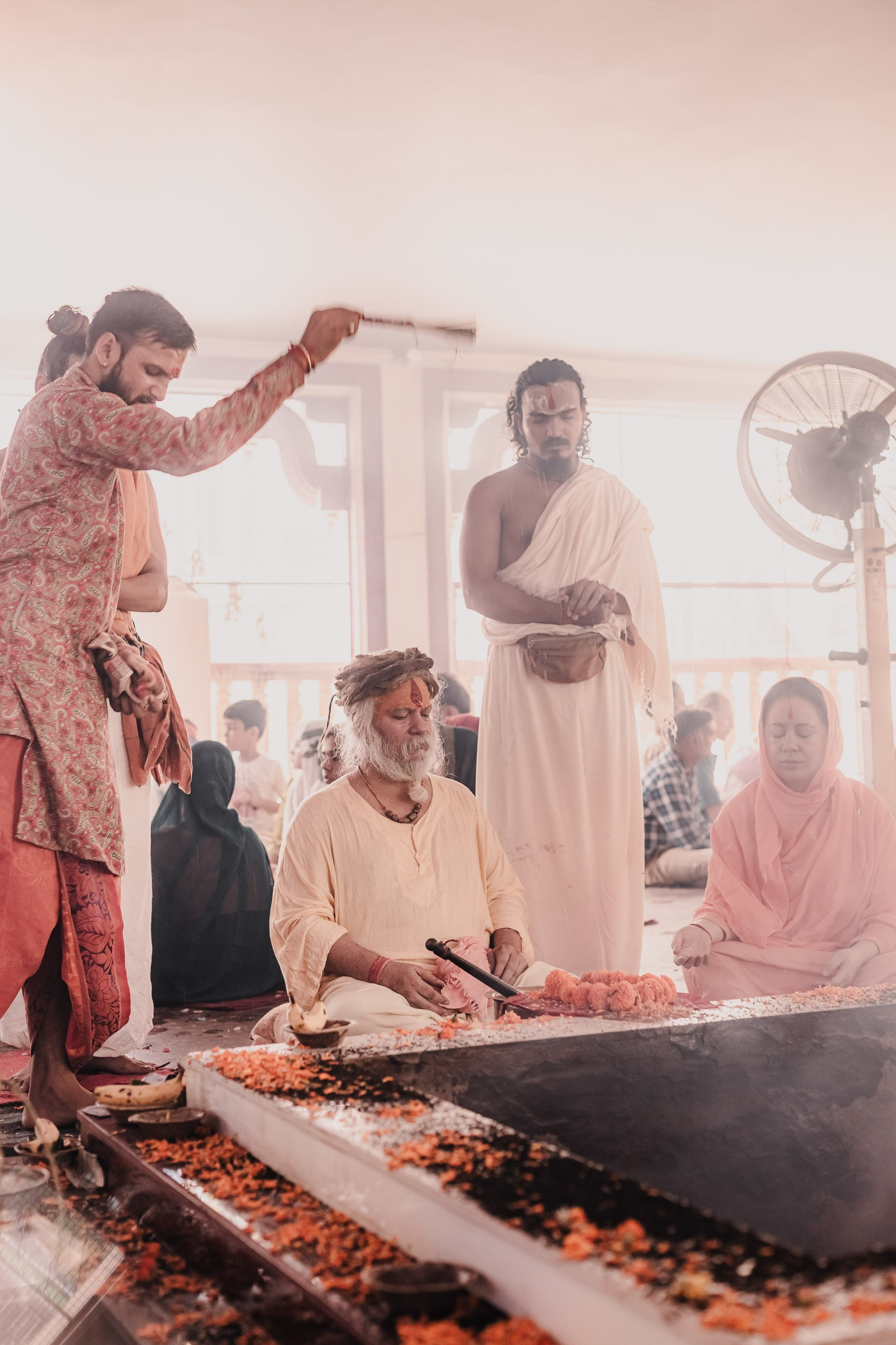 Navaratri yajna at Devraha Baba Ji ashram. Мариам Багдасарян
