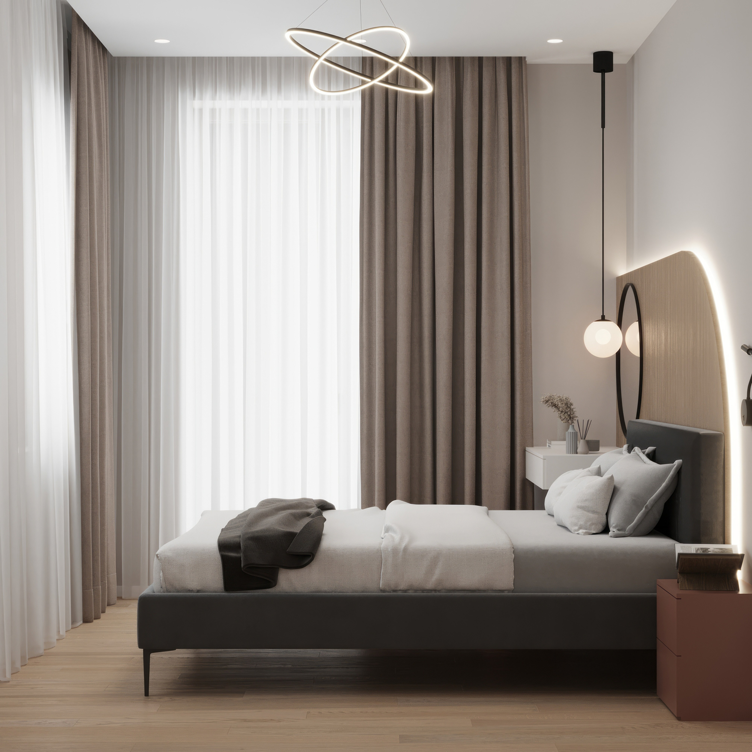 Частный дом в современном стиле. Дизайнер интерьеров Ростов-на-Дону Кристина Карпенко