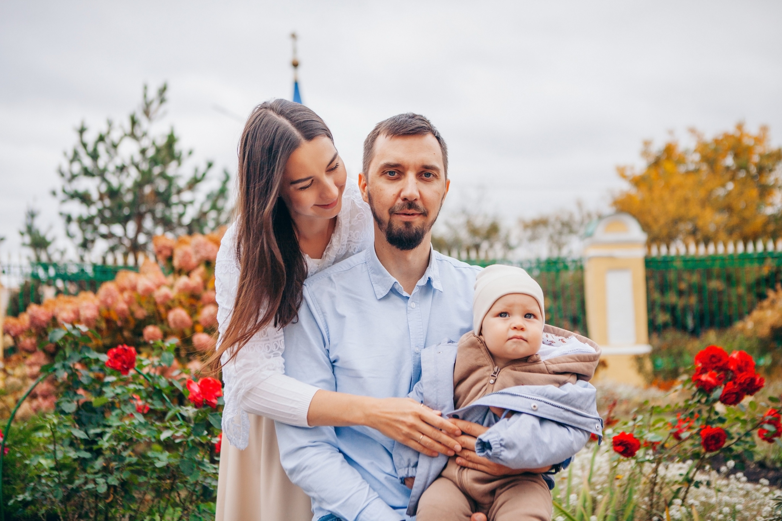 Крещение ребенка в церкви. Фотограф Ольга Ефремова