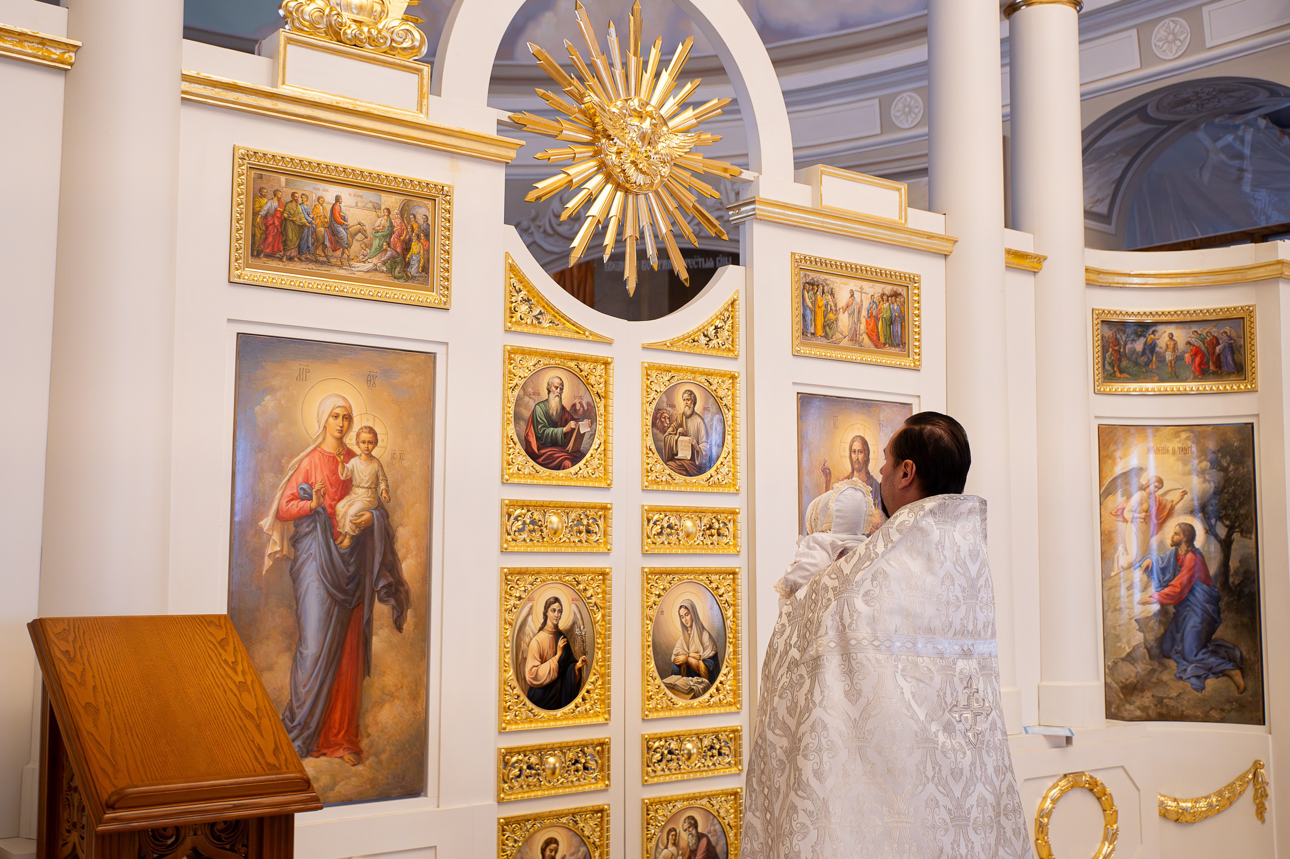 Двойное крещение. Фотограф на роды Москва Ольга Летучева