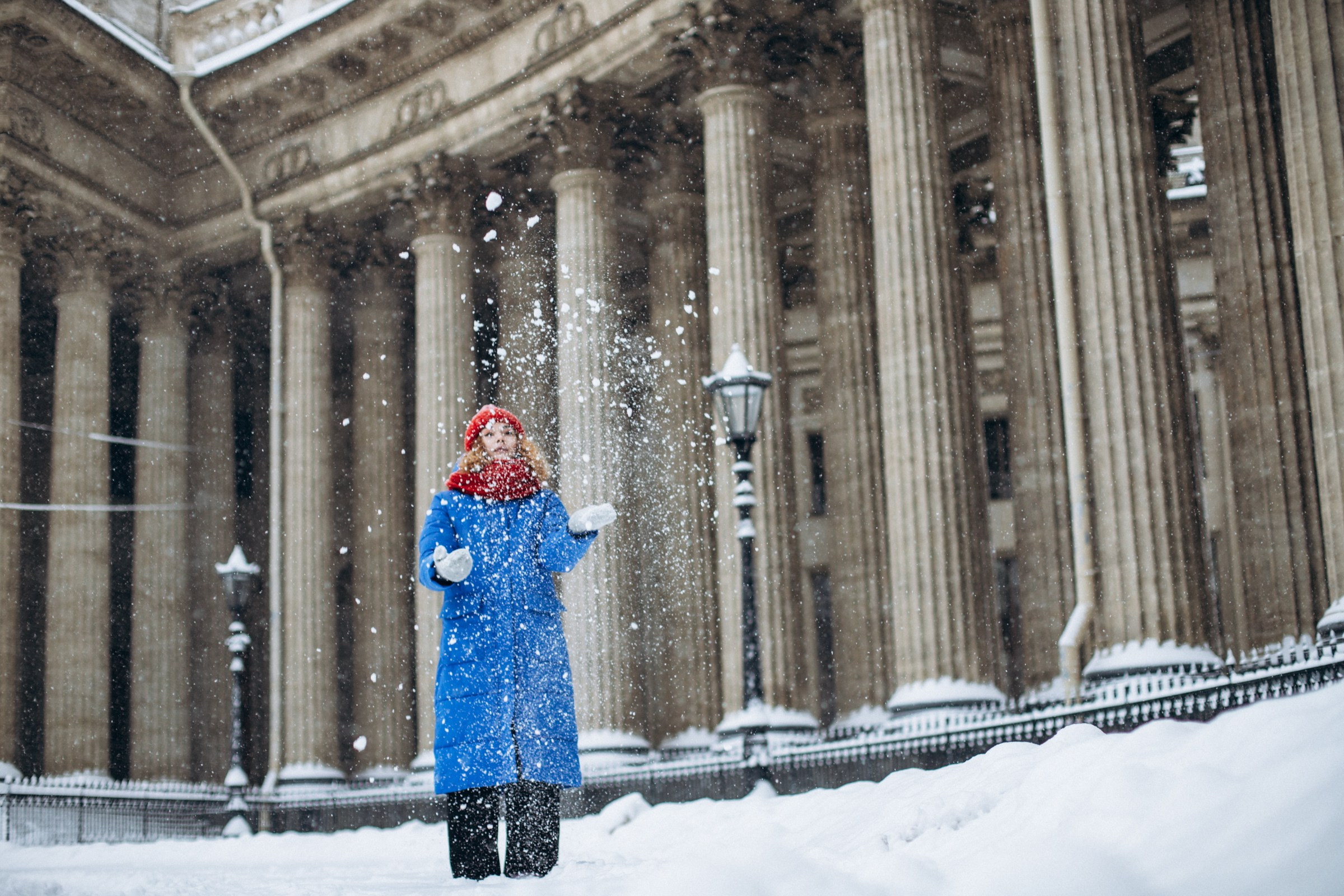 Полина в декабре. Фотопрогулка в Петербурге. Индивидуальный и семейный фотограф в Санкт-Петербурге