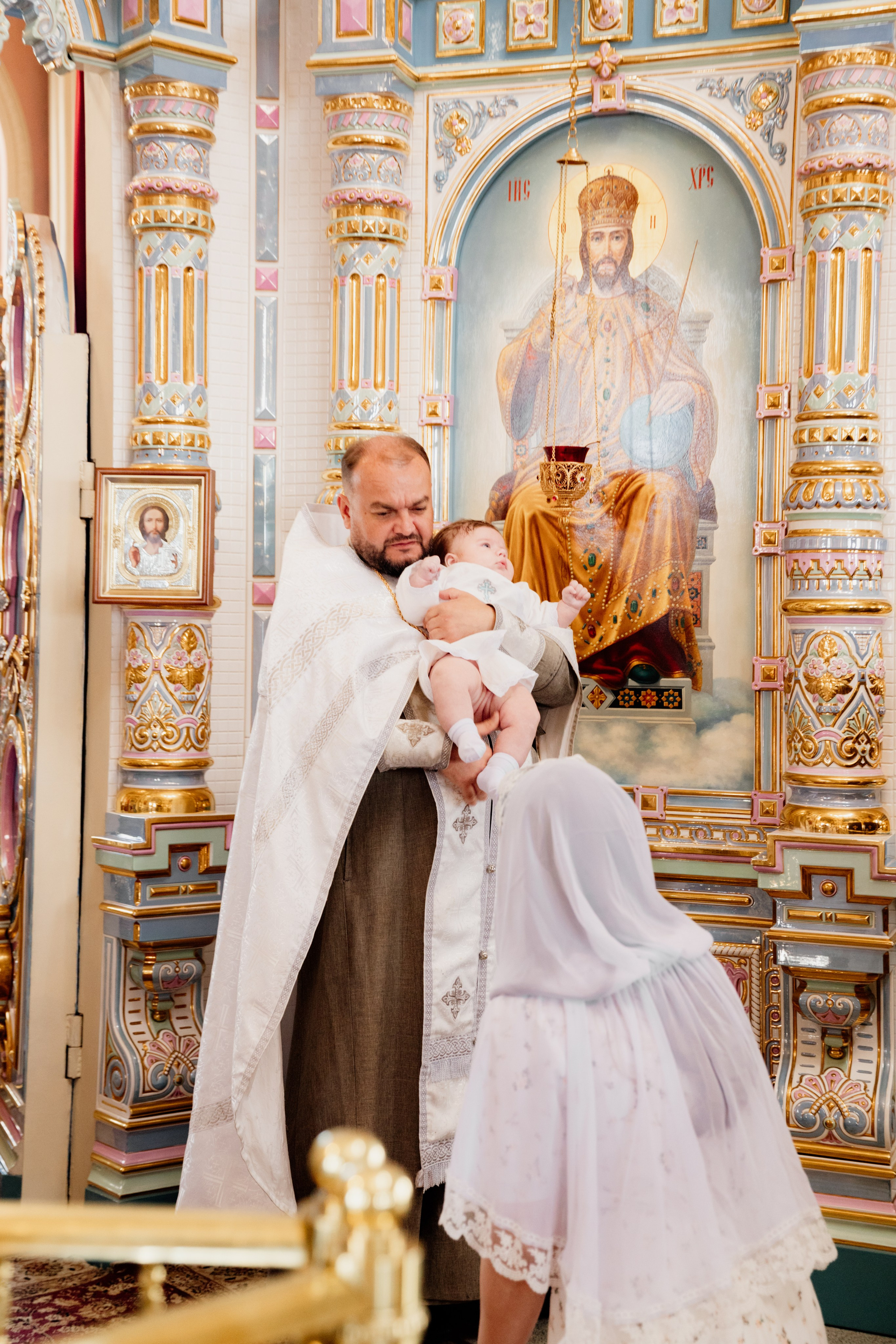 Крещение Ивана. Семейный фотограф документалист в Пензе Лопатинская Татья