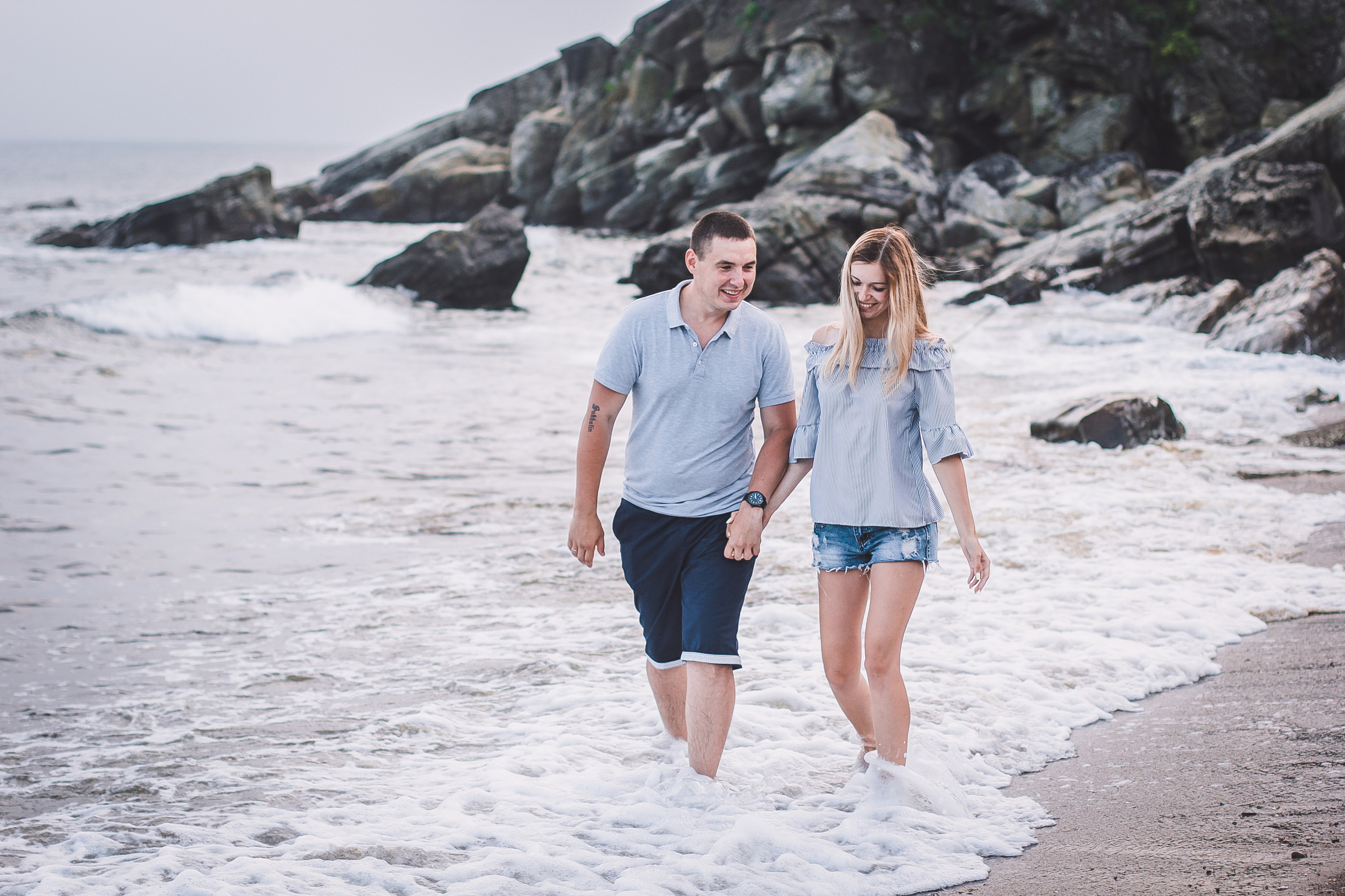 Алёна, Кирилл и Ева. Семейный и свадебный фотограф во Владивостоке Аня Смецкая