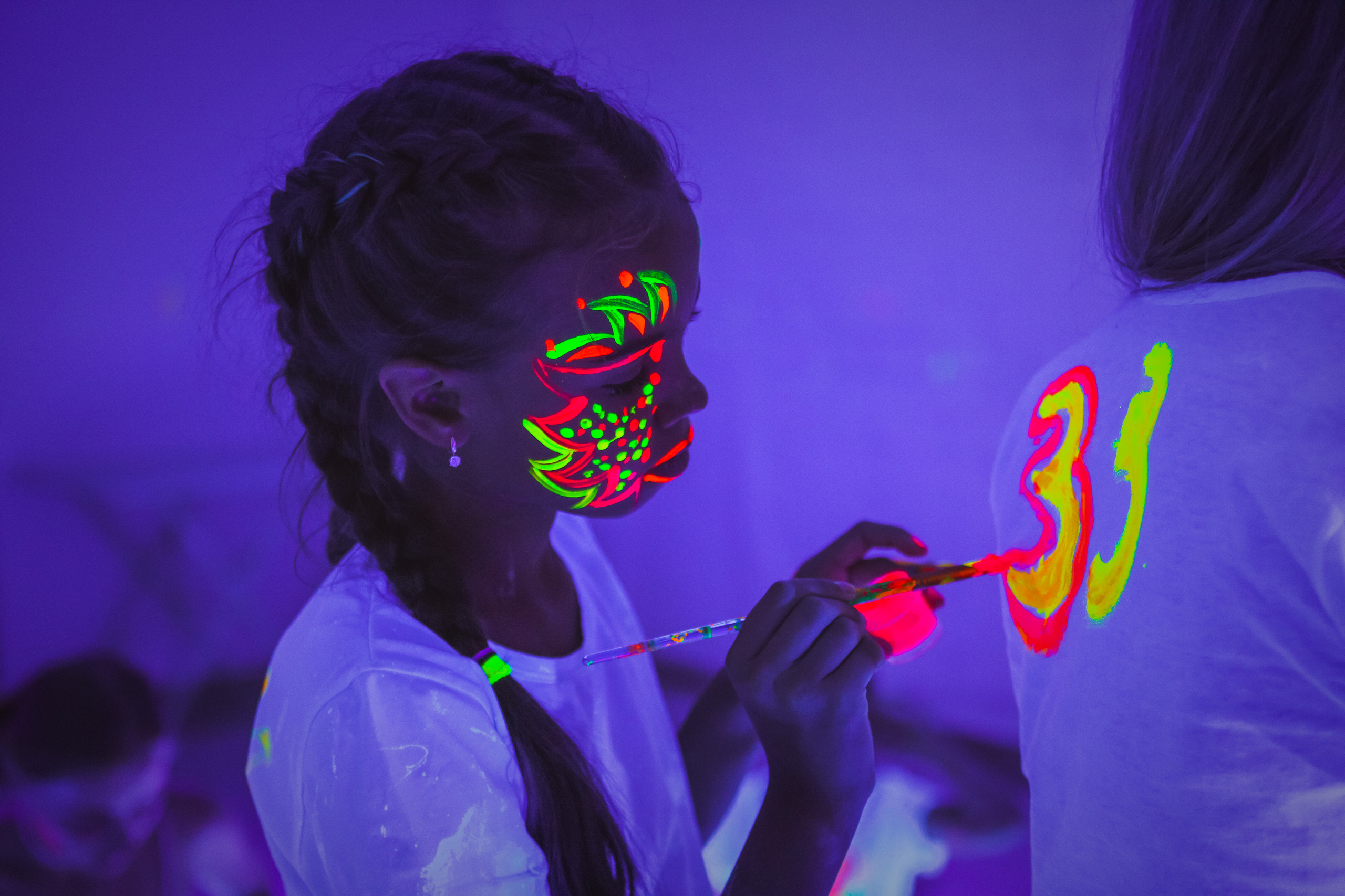 Неоновое день рождение Ульяны. Семейный и свадебный фотограф во Владивостоке Аня Смецкая