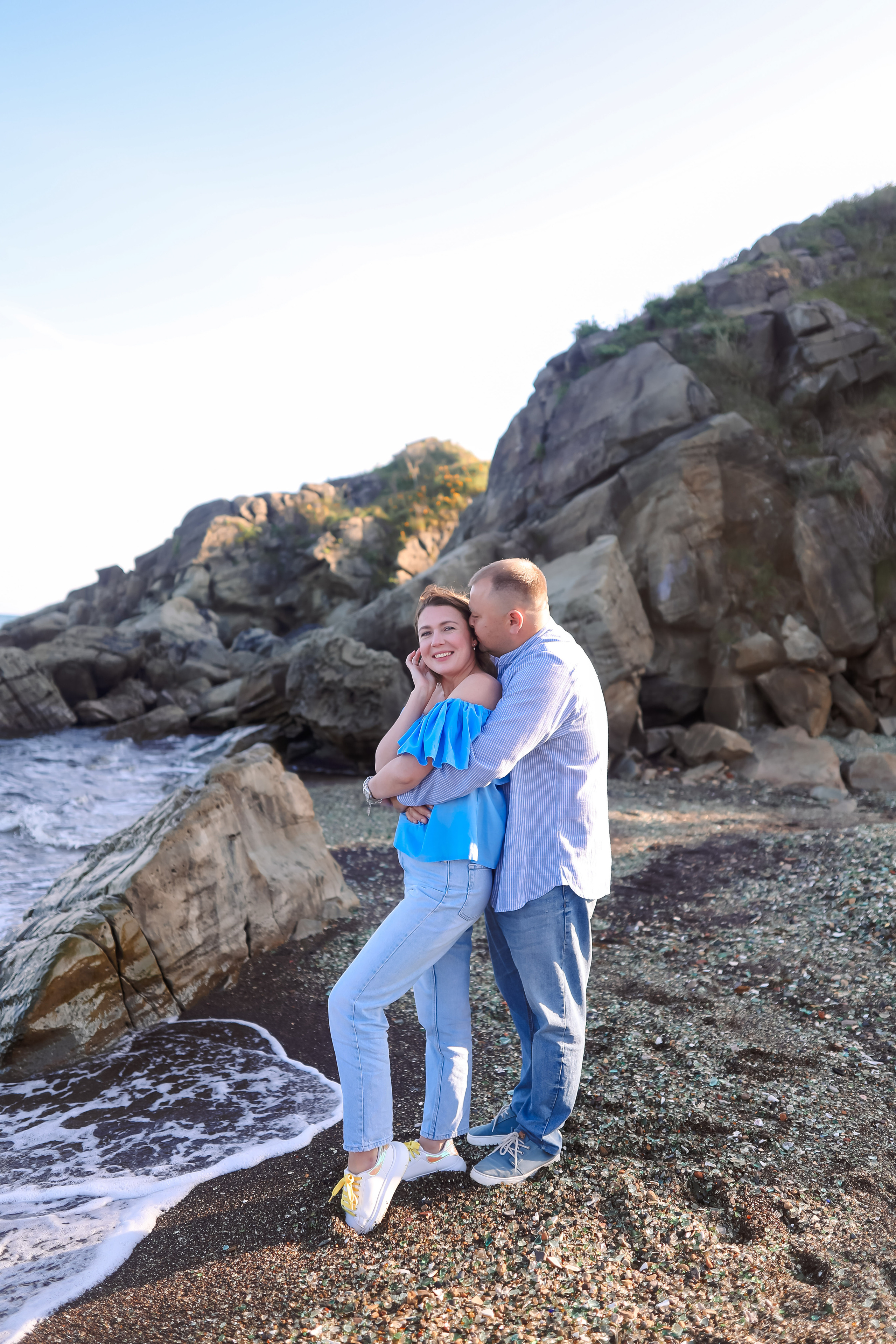 Таня и Лёша с сыновьями. Семейный и свадебный фотограф во Владивостоке Аня Смецкая