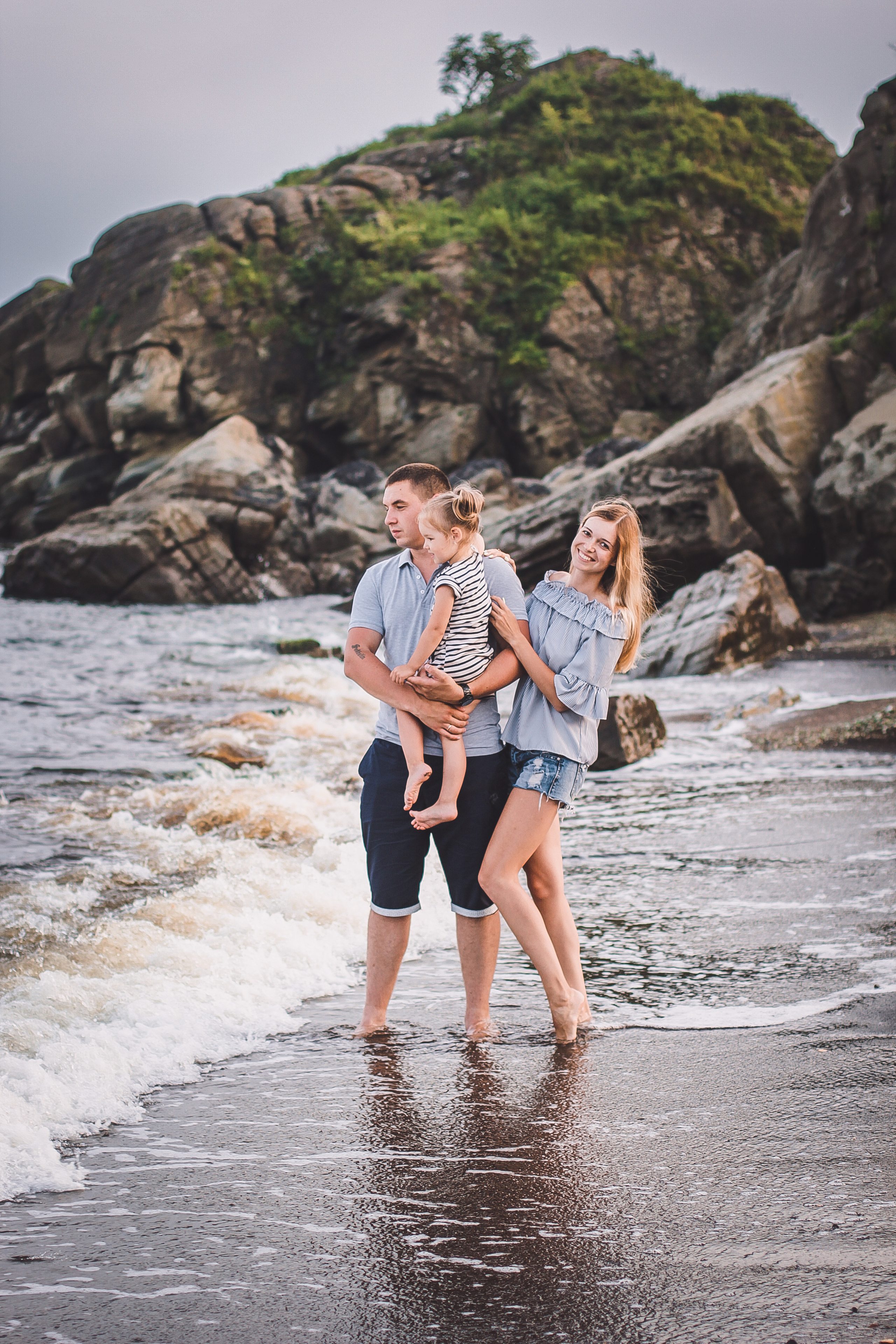 Алёна, Кирилл и Ева. Семейный и свадебный фотограф во Владивостоке Аня Смецкая
