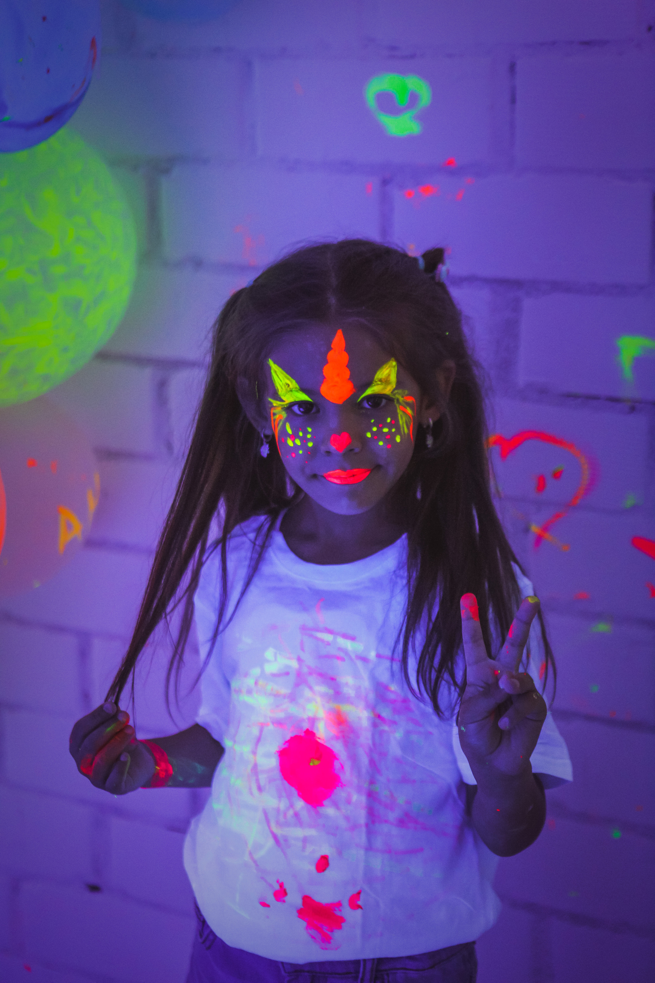 Неоновое день рождение Ульяны. Семейный и свадебный фотограф во Владивостоке Аня Смецкая