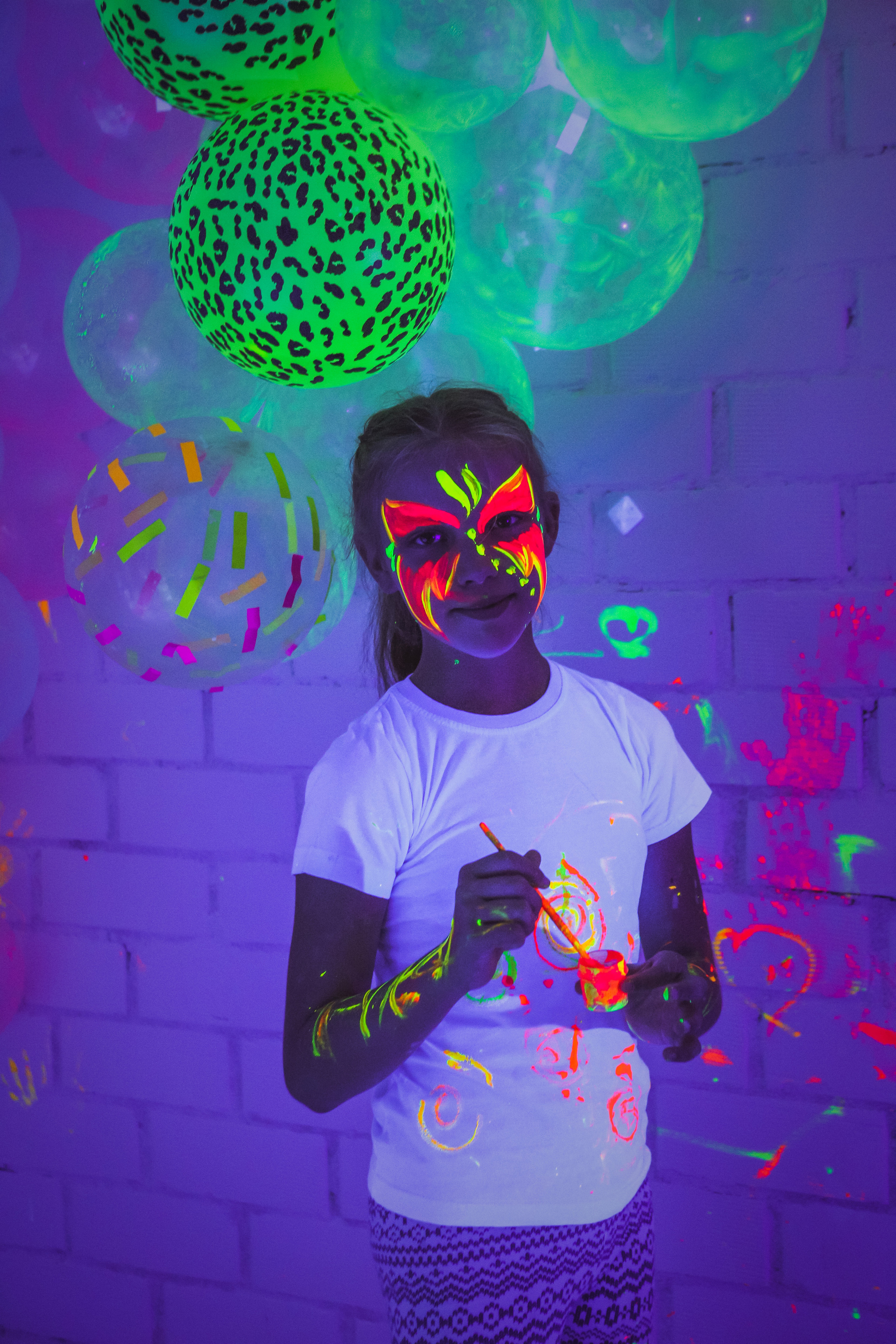 Неоновое день рождение Ульяны. Семейный и свадебный фотограф во Владивостоке Аня Смецкая