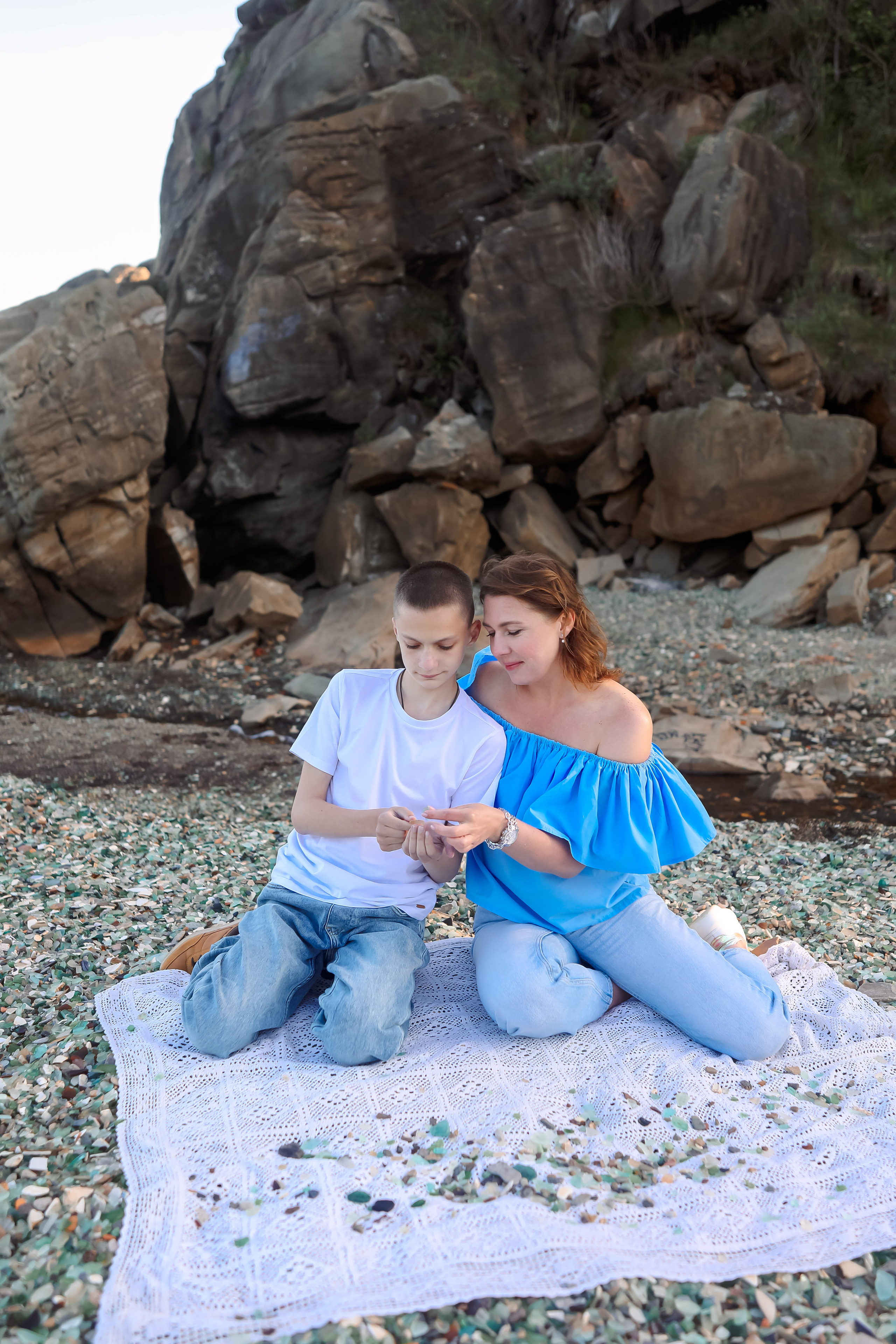 Таня и Лёша с сыновьями. Семейный и свадебный фотограф во Владивостоке Аня Смецкая