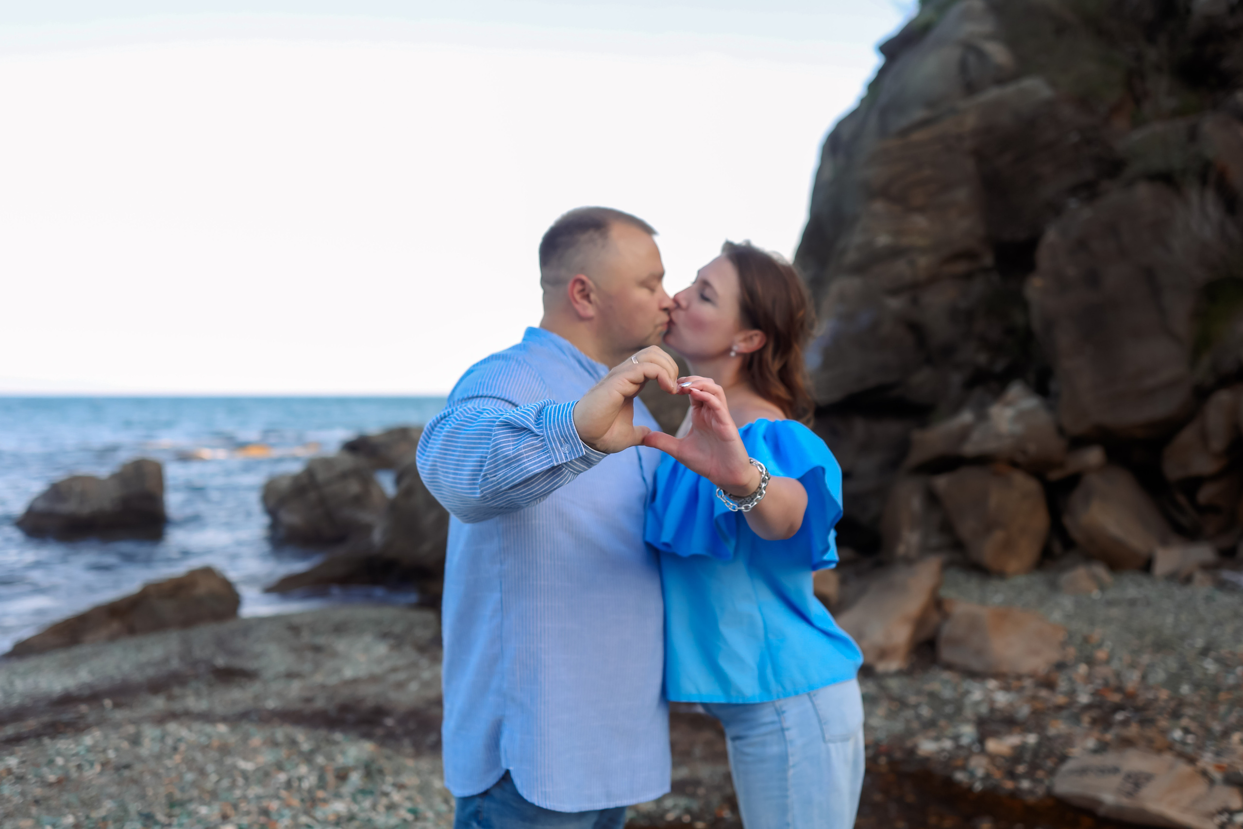 Таня и Лёша с сыновьями. Семейный и свадебный фотограф во Владивостоке Аня Смецкая