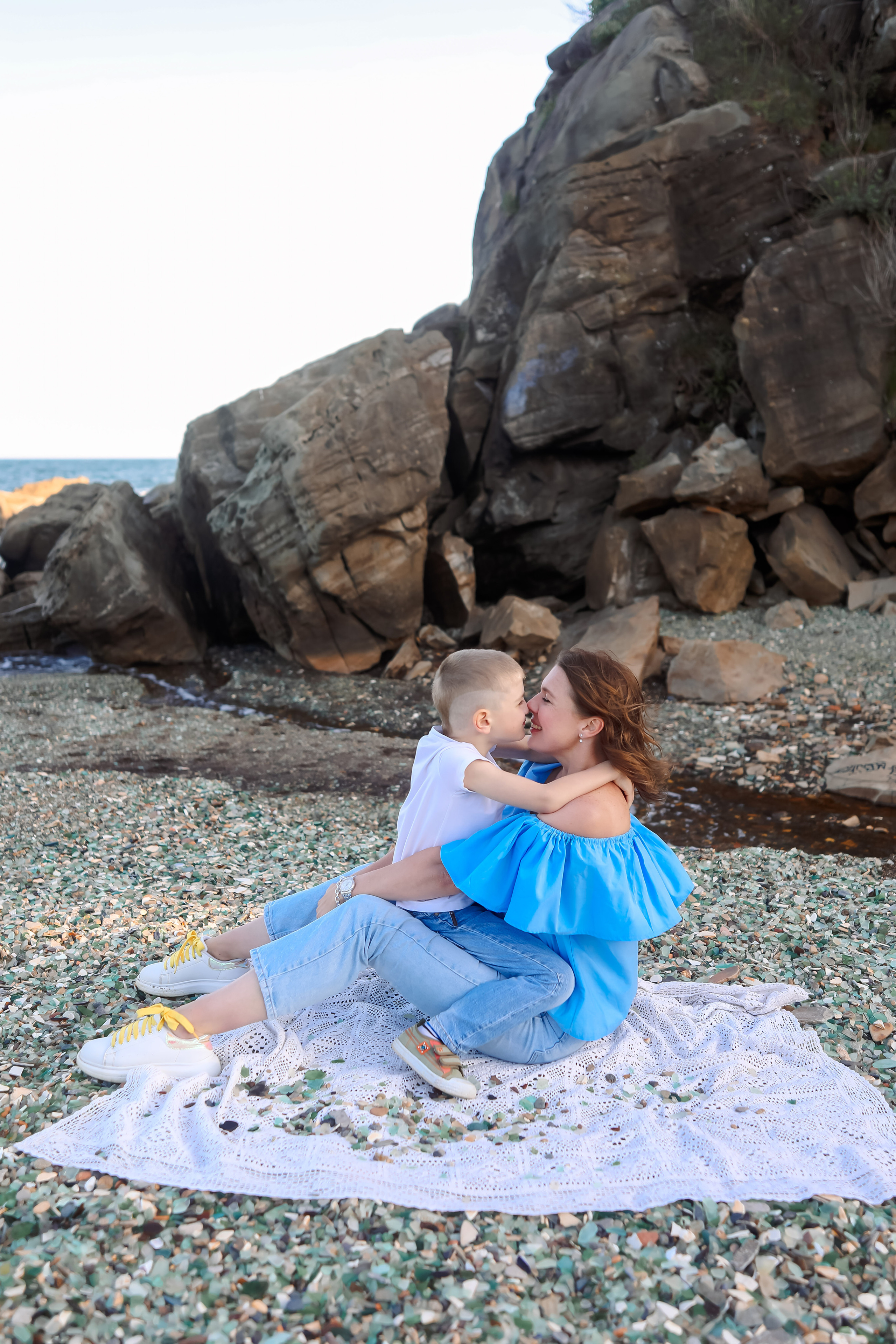 Таня и Лёша с сыновьями. Семейный и свадебный фотограф во Владивостоке Аня Смецкая