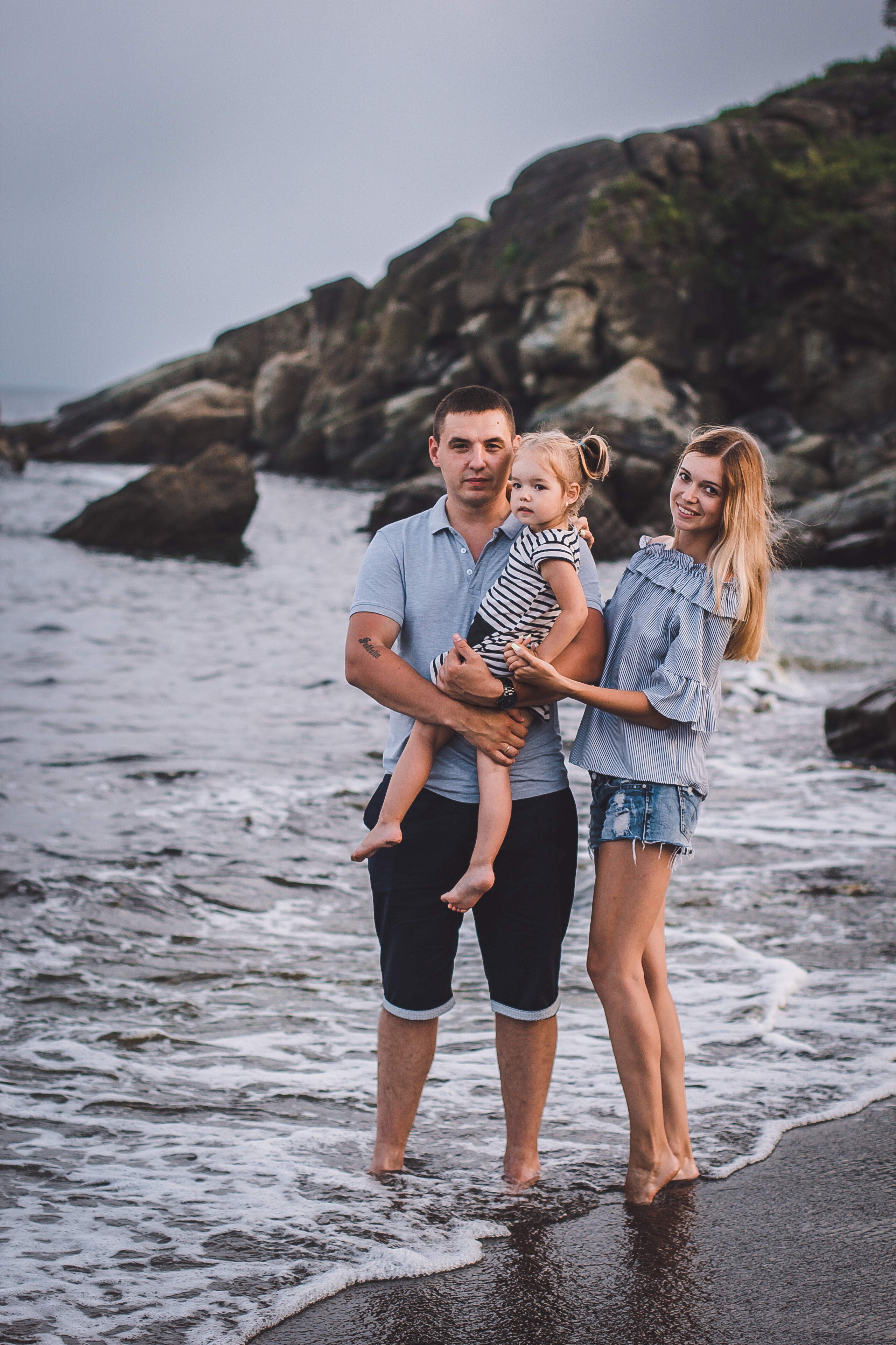 Алёна, Кирилл и Ева. Семейный и свадебный фотограф во Владивостоке Аня Смецкая