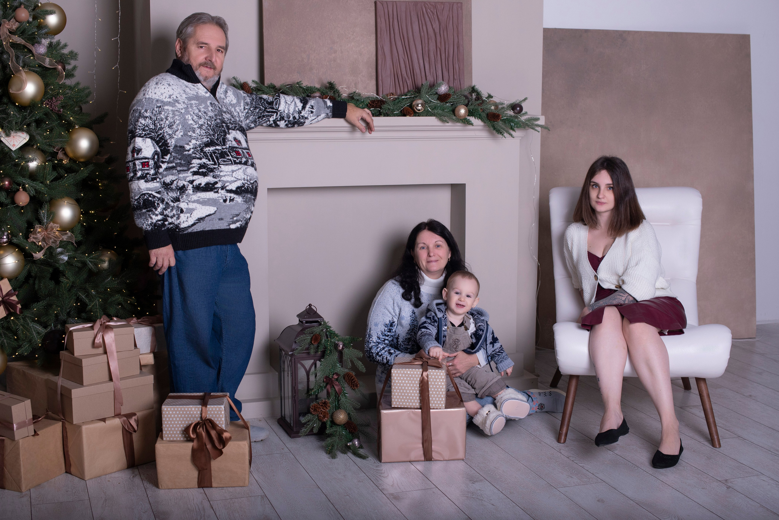 Семейная новогодняя. Фотограф самых запоминающихся моментов Вашей жизни