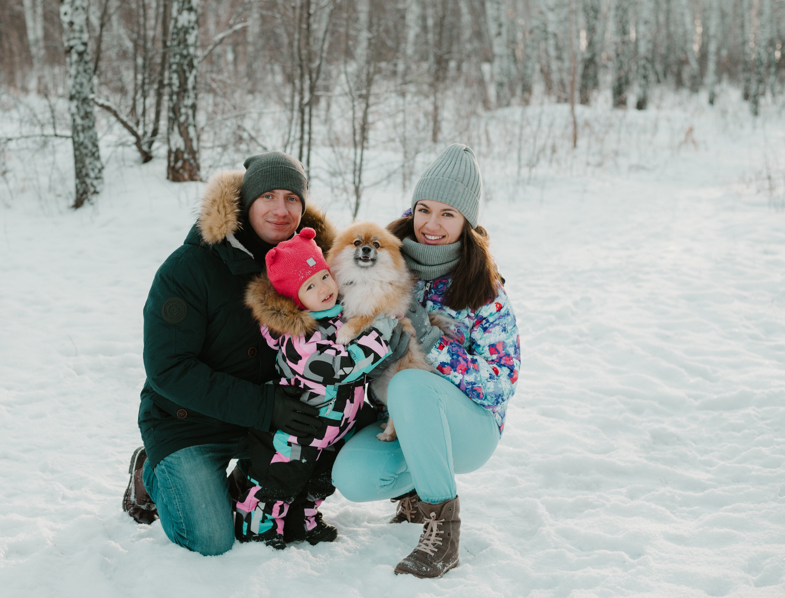 Прогулочная семейная фотосессия