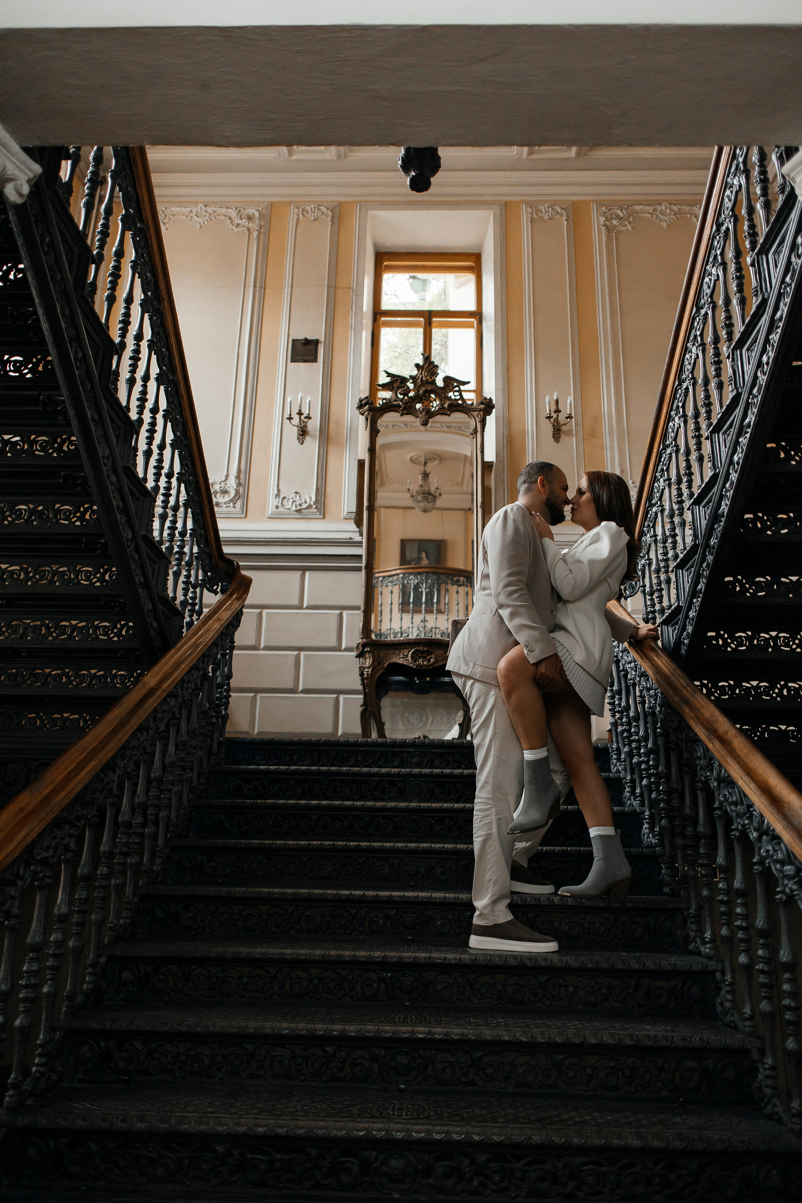 Анастасия и Мостафа (библиотека + прогулка). Фотограф в Москве Екатерина Потапова