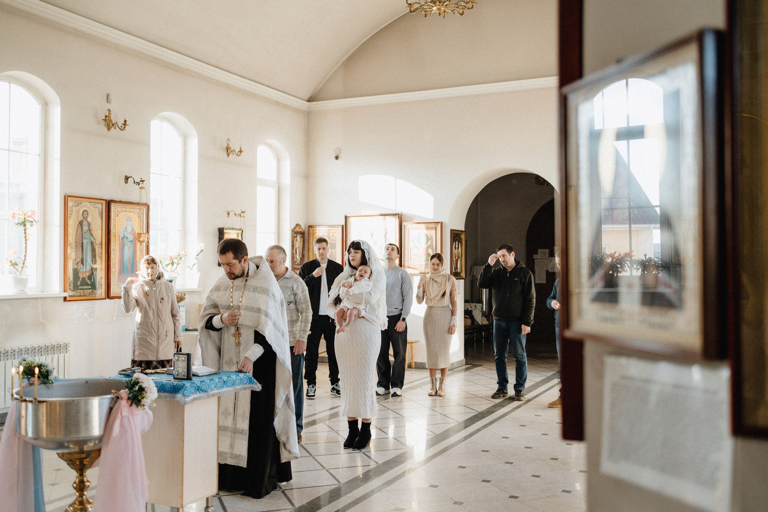 Крещение. Семейный лайфстайл фотограф в г. Липецк