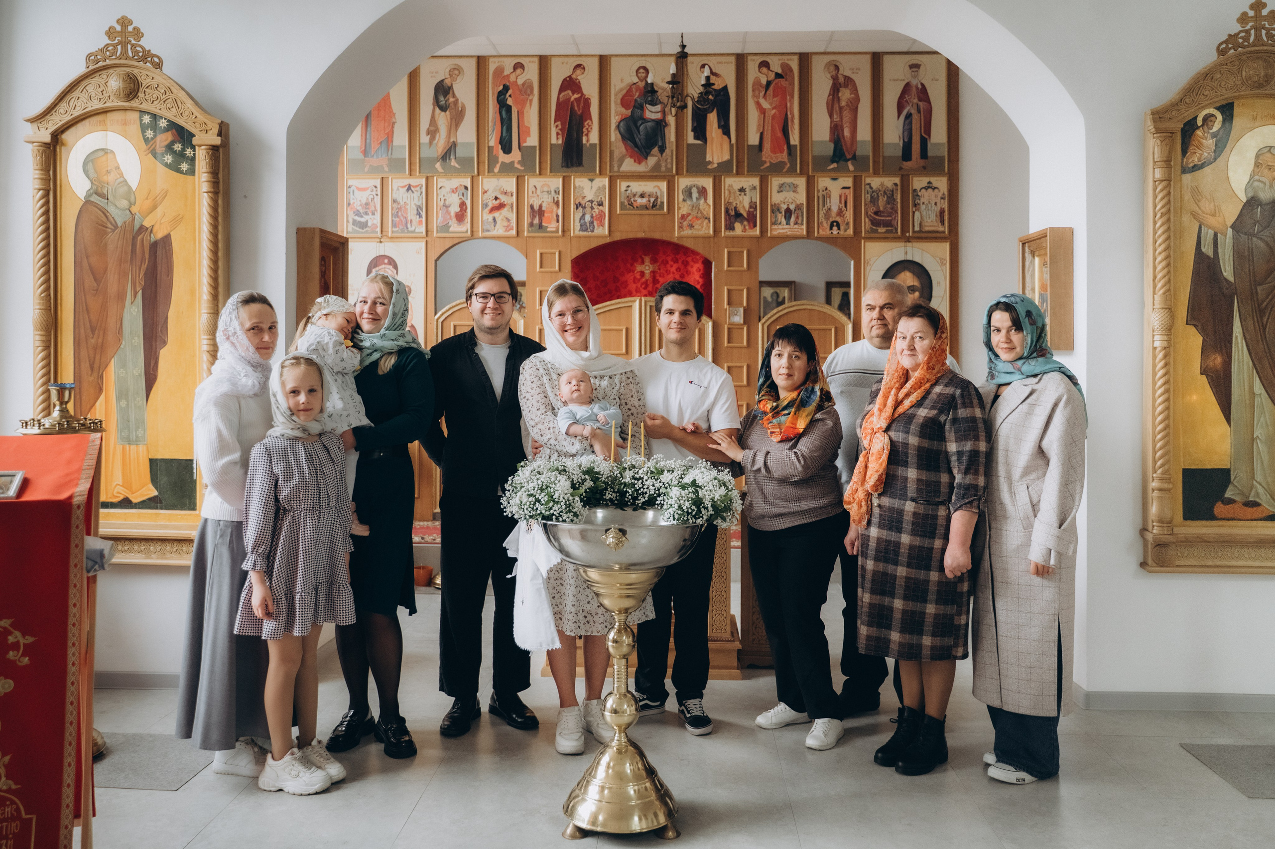 Крещение Ромы (Приход храма святой Равноапостольной княгини Ольги). Семейный фотограф в Минске Дарья Дреко