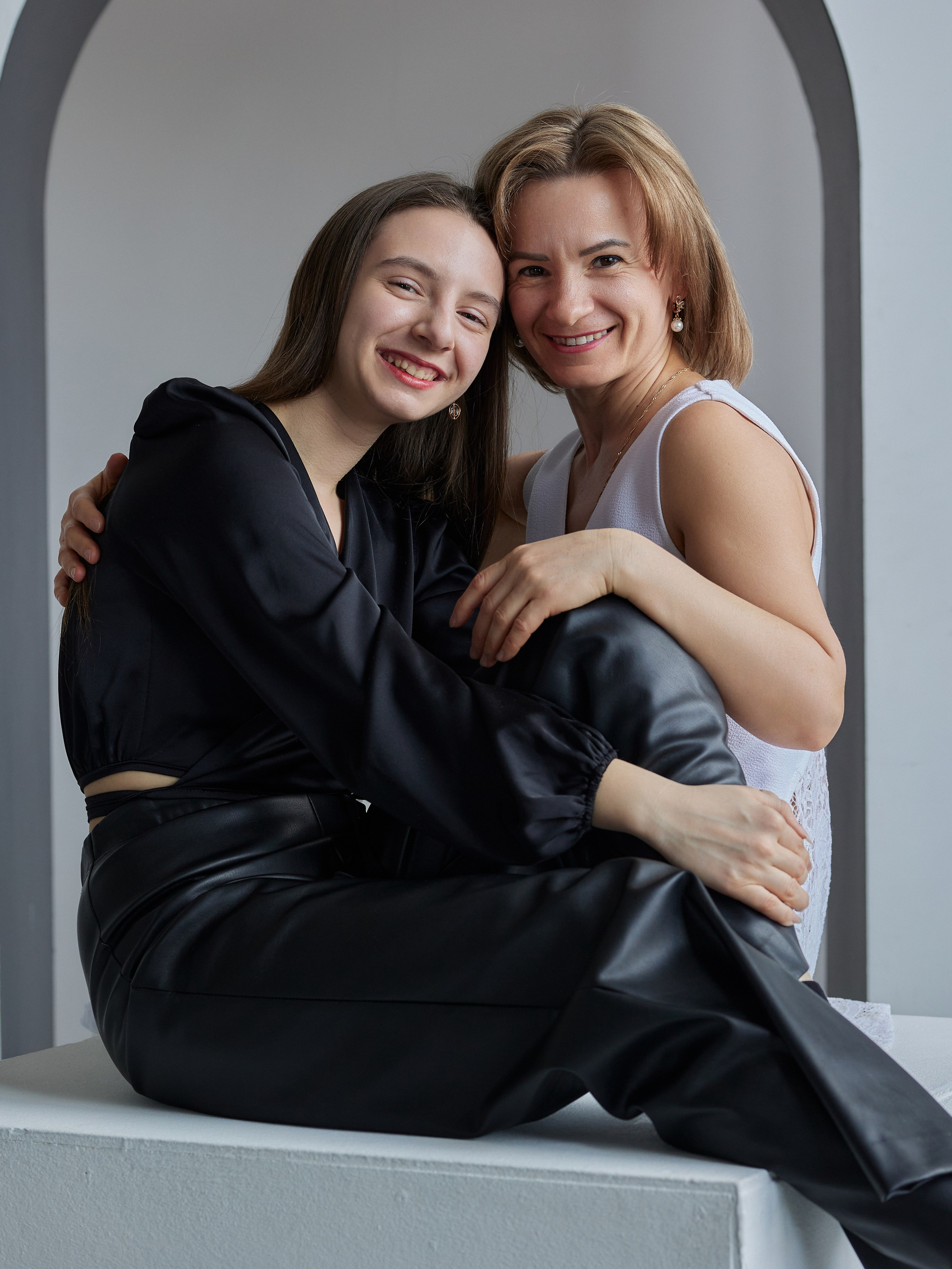 Настя и мама Елена