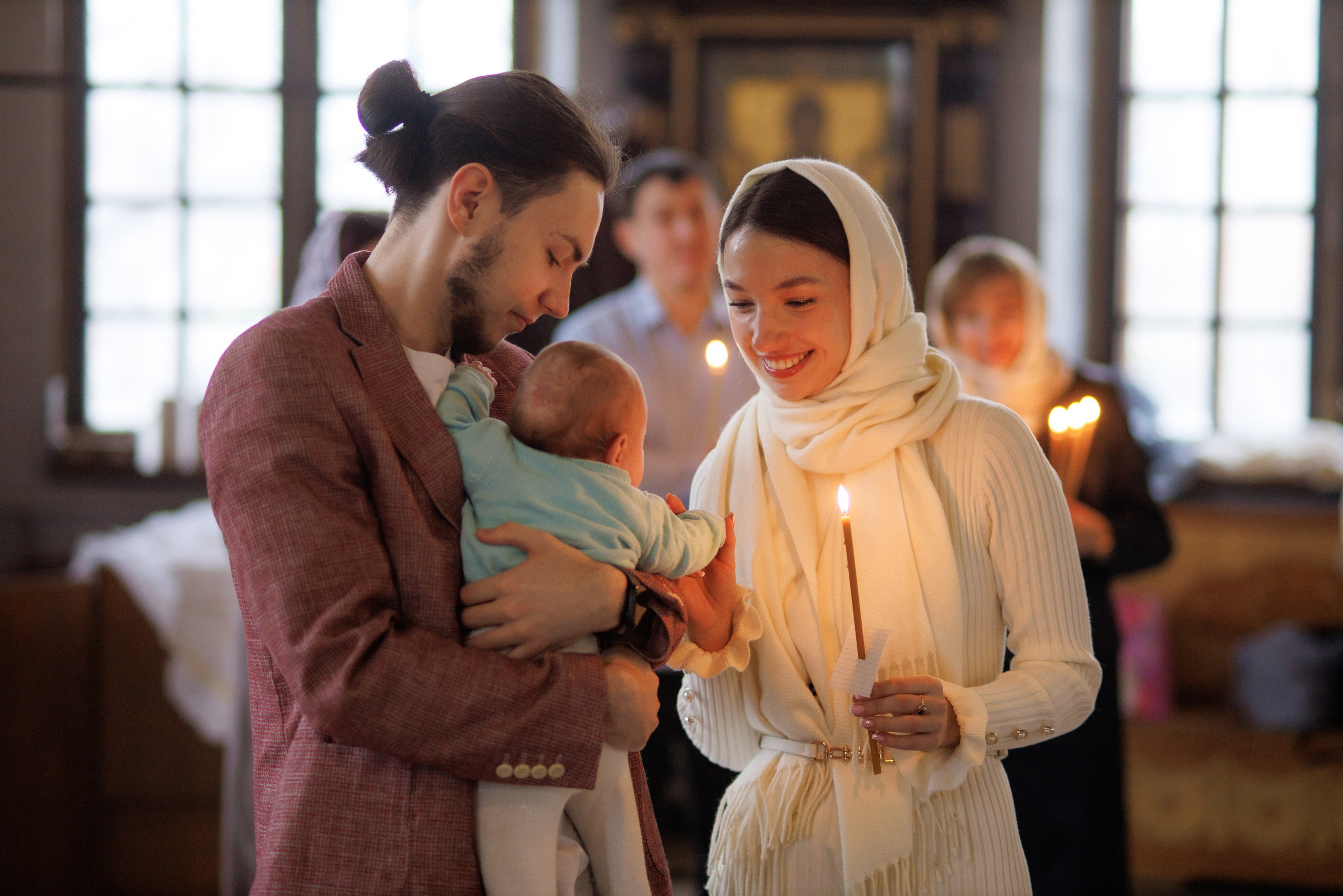 Фотосъемка Таинства Крещения. Фотограф Карпачан Анастасия