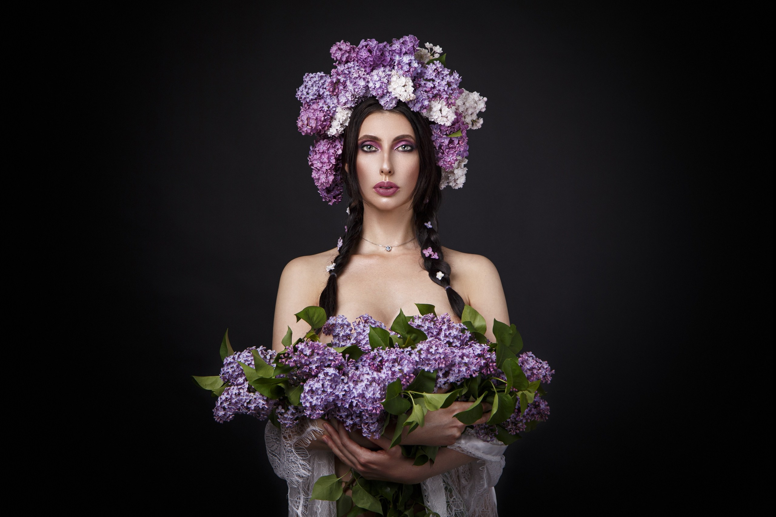 Елена и сирень. Художественный фотограф Александр Чуприна в Москве