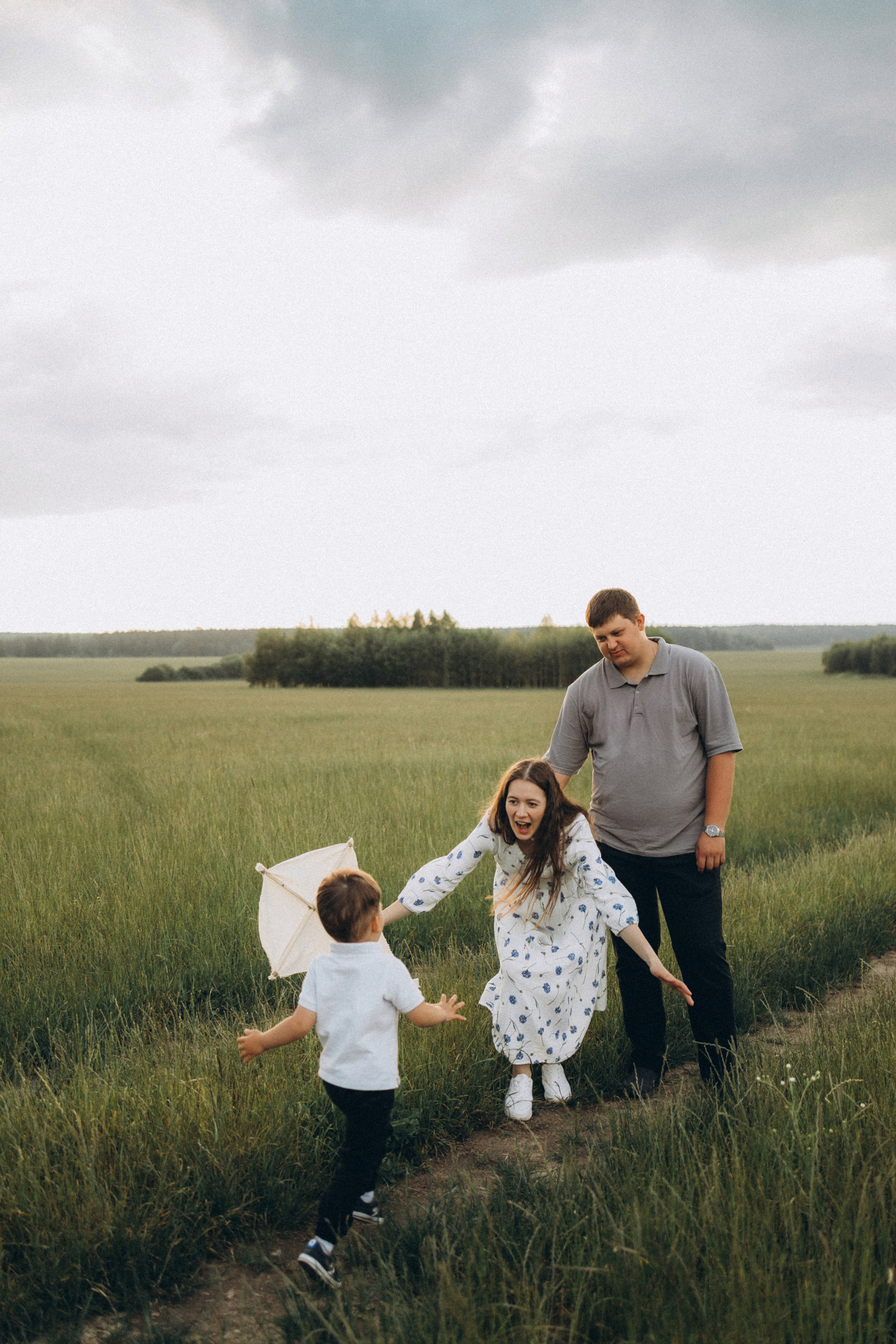 Ксюша, Вадим и Кирюша. Фотограф Елена Рябцева