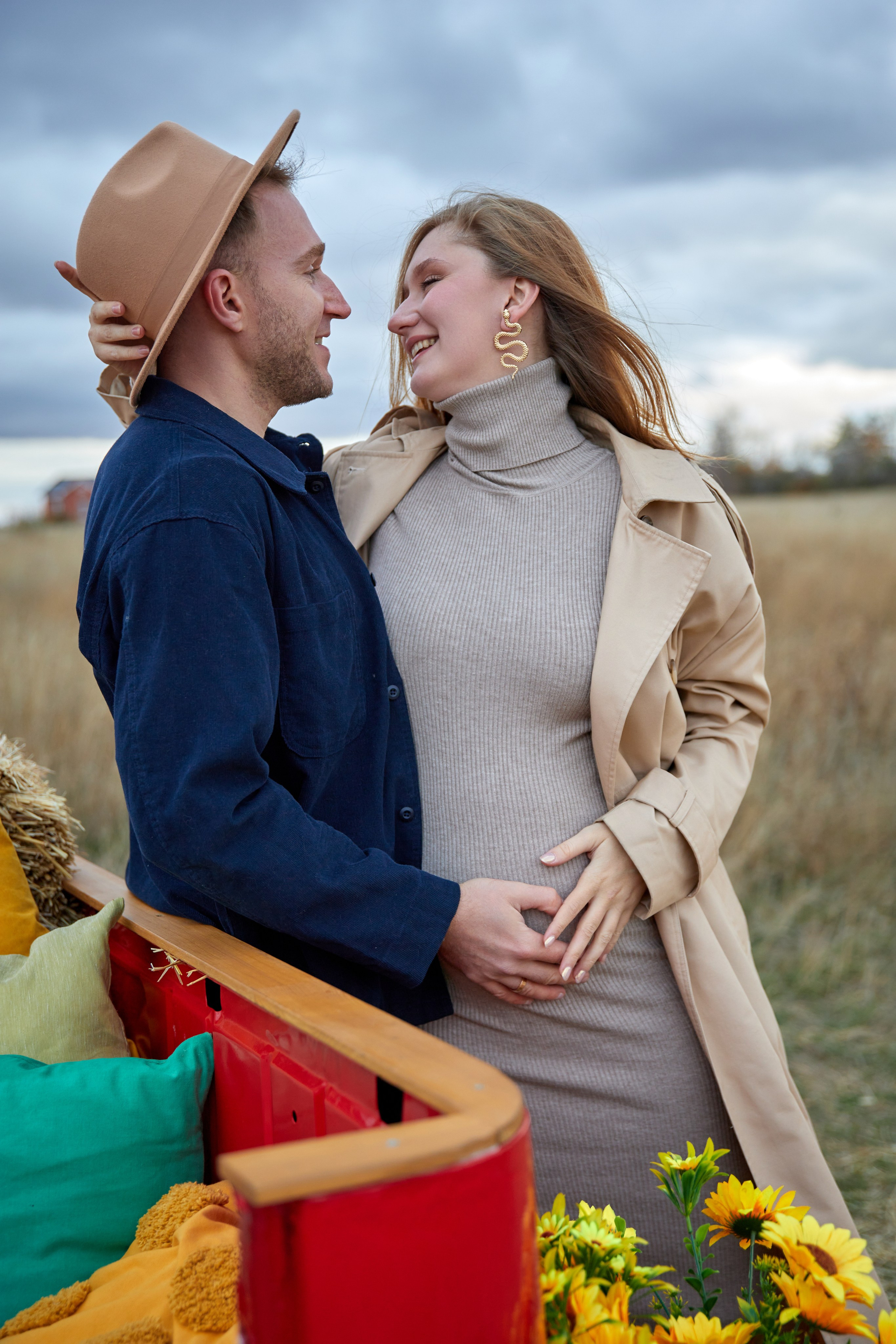 Осенняя с машиной. Фотограф в Самаре Анастасия Афанасьева