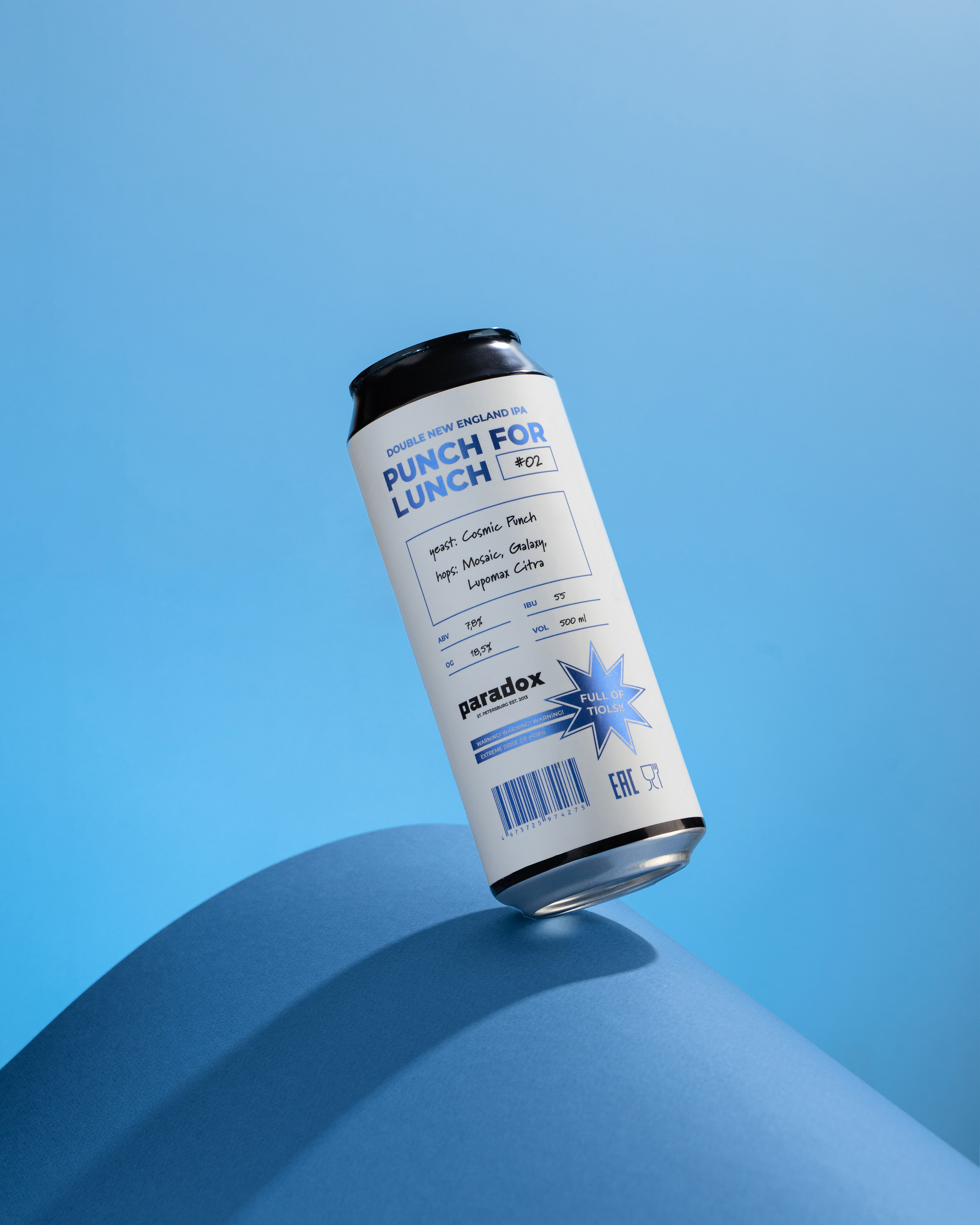 Фотосъемка для пивоварни Paradox в Санкт-Петербурге