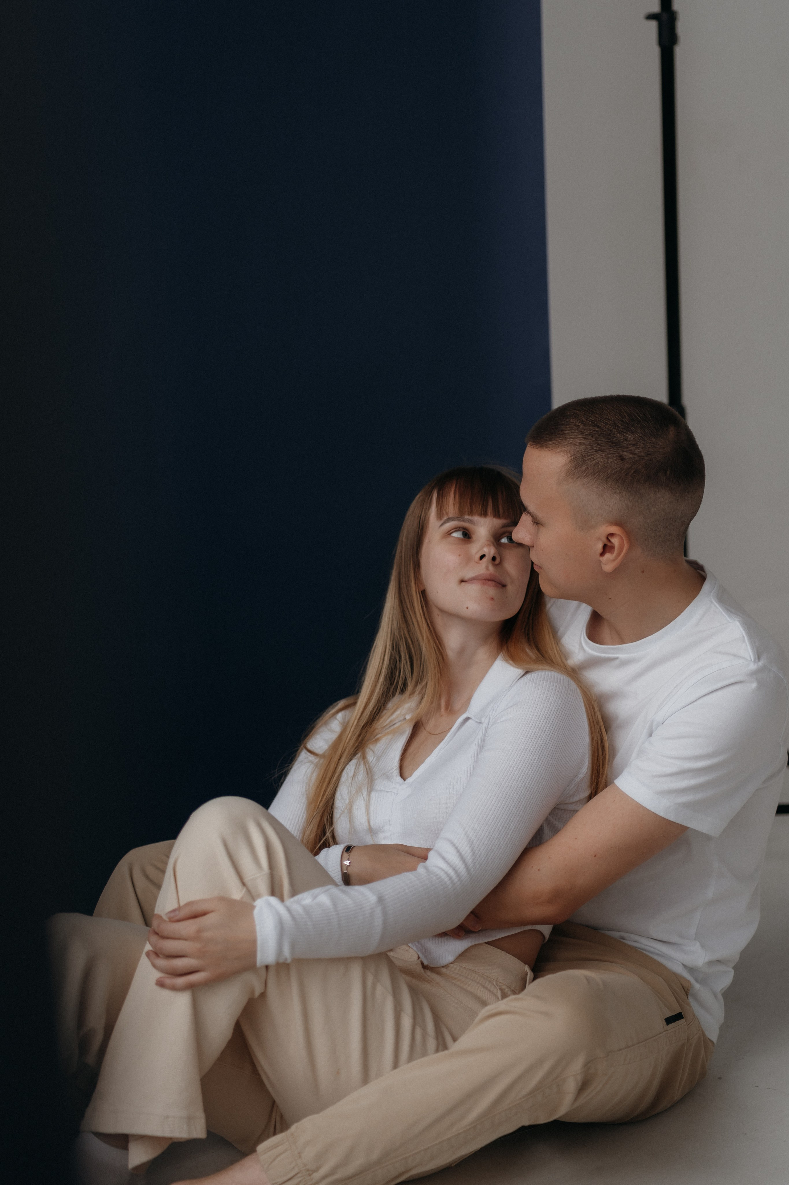 Парная фотосессия в студии в Архангельске. Портретный и свадебный фотограф в Архангельске Елизавета Стрекаловская