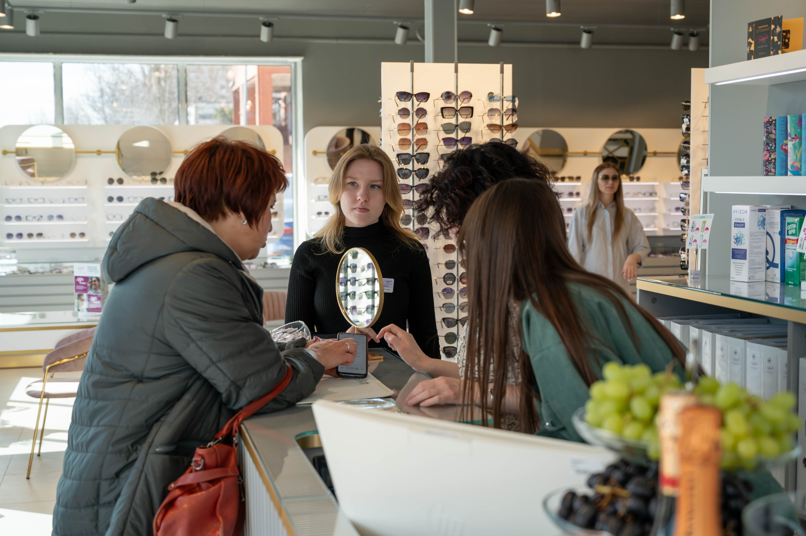 Съёмка открытия оптики