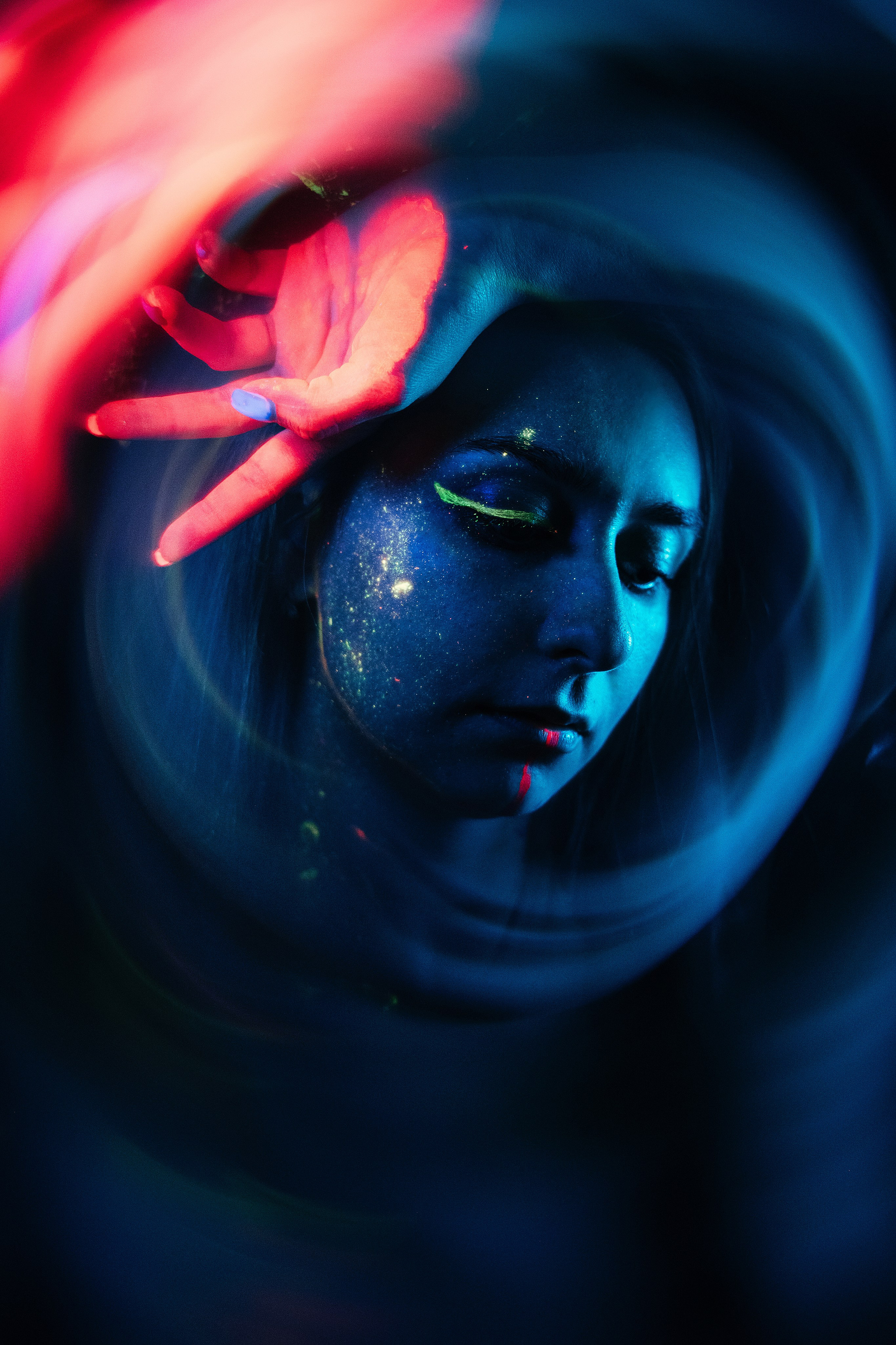 Съемки со светящимися красками. Свадебный, семейный фотограф в Рязани Лена Брант