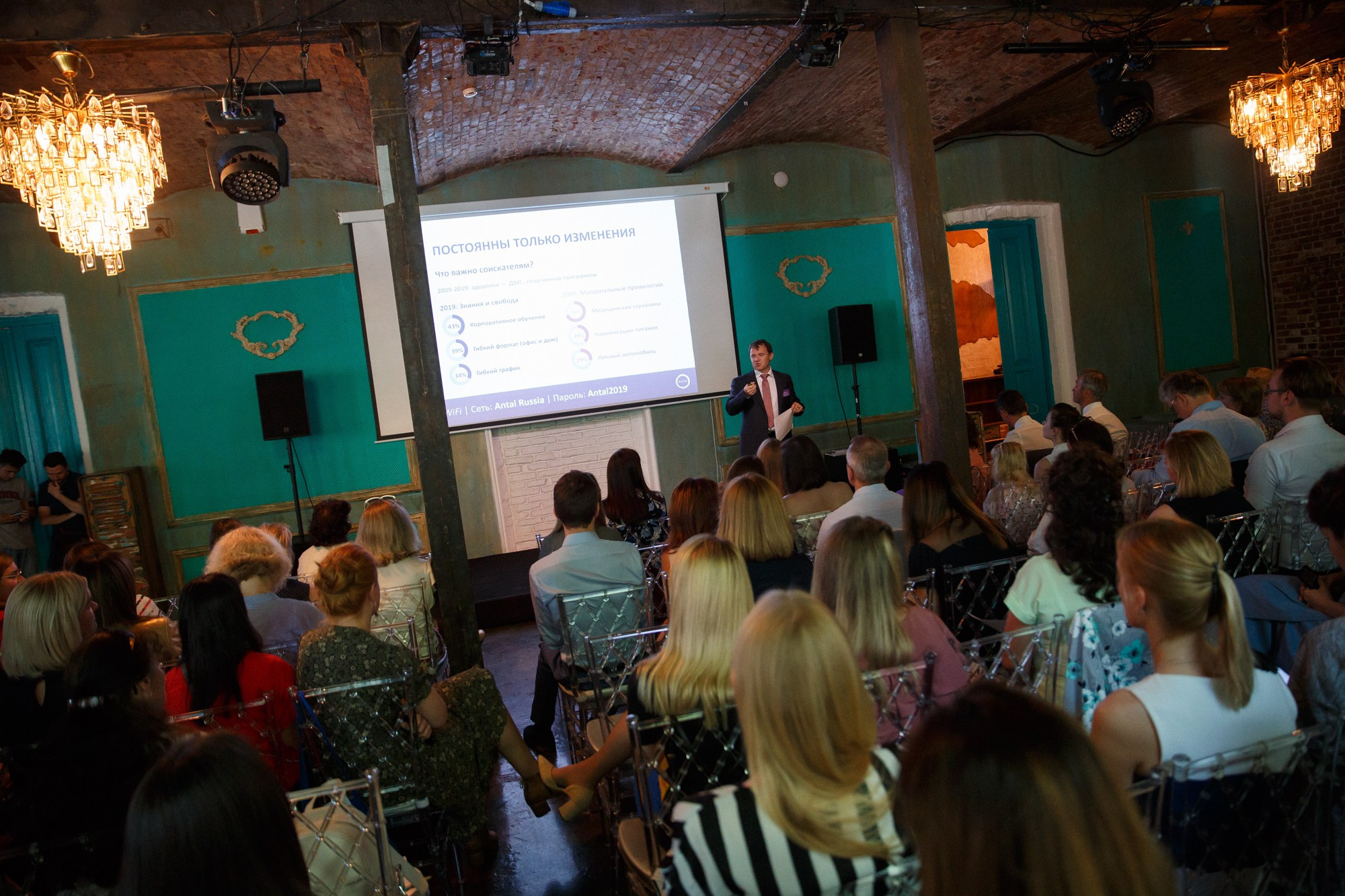 Конференция Antal Russiа. Рабочая сторона — бизнес портрет и репортаж в Санкт-Петербурге