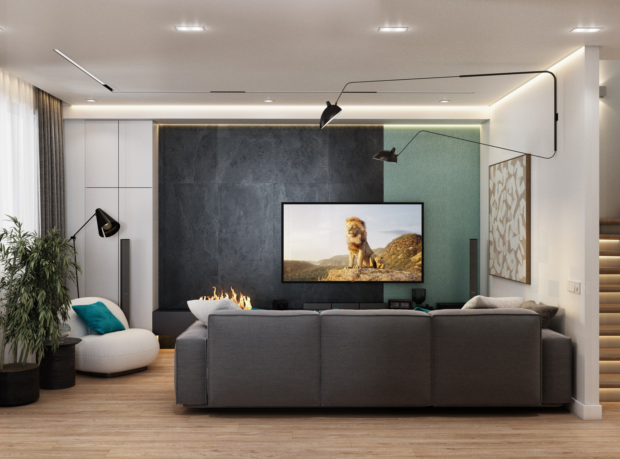 Частный дом пос. Соловей ключ (совместная работа с «Просто космос»). Дизайн-проекты жилых и общественных пространств во Владивостоке