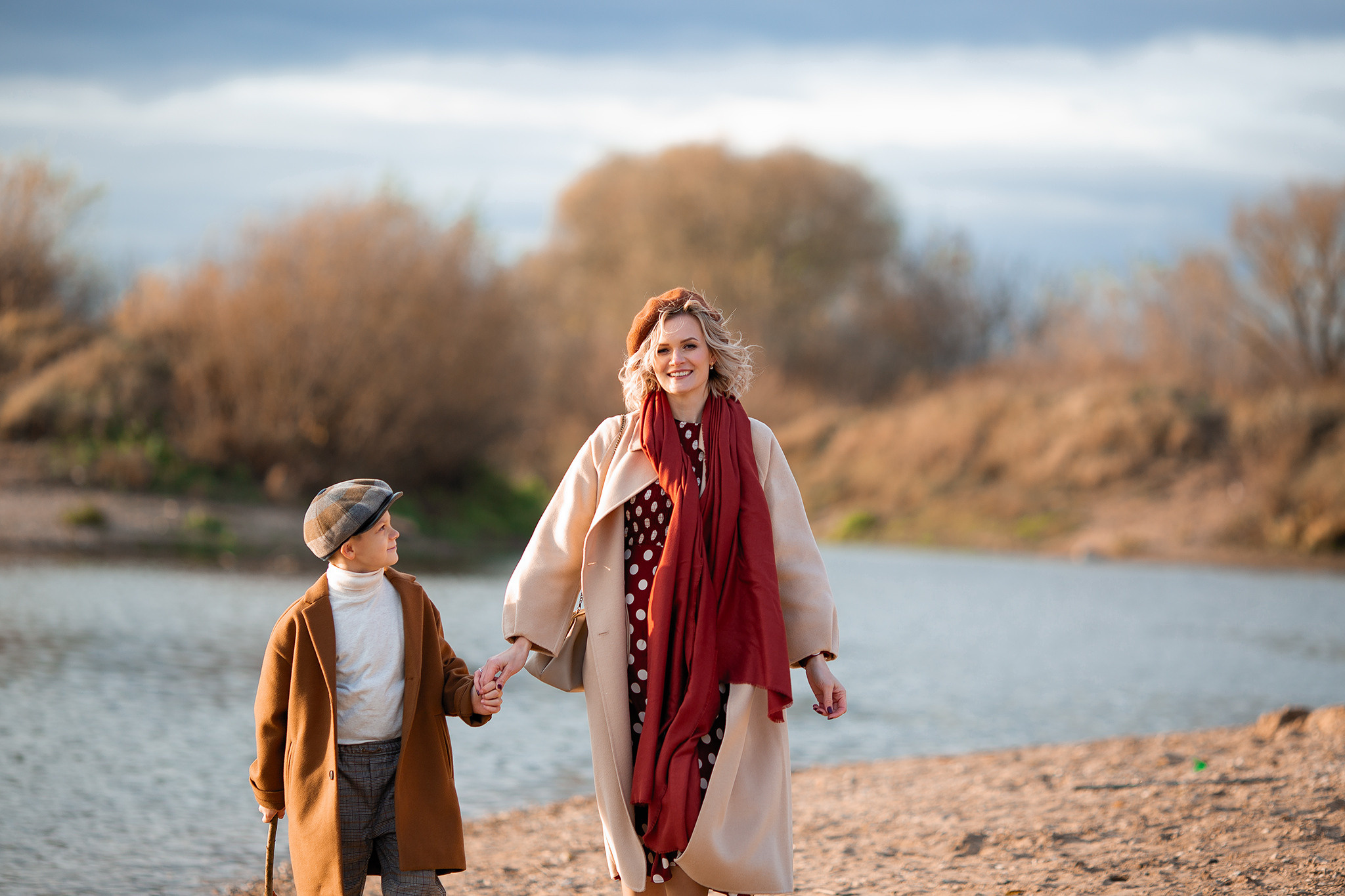 Прогулка по Оке. Семейный фотограф в Москве Марина Петра