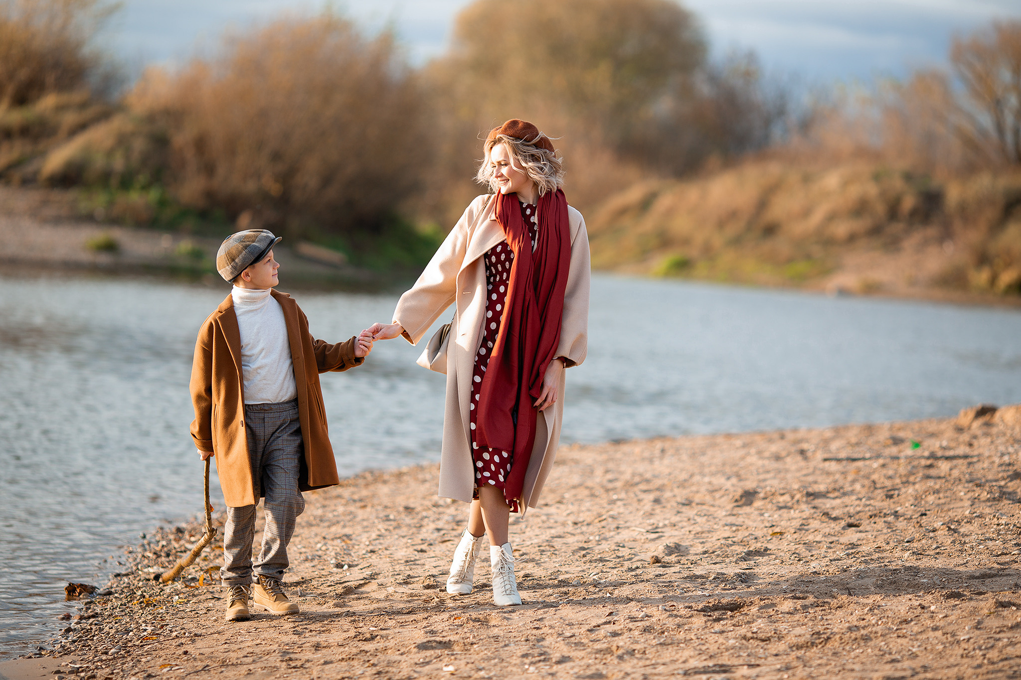 Прогулка по Оке. Семейный фотограф в Москве Марина Петра