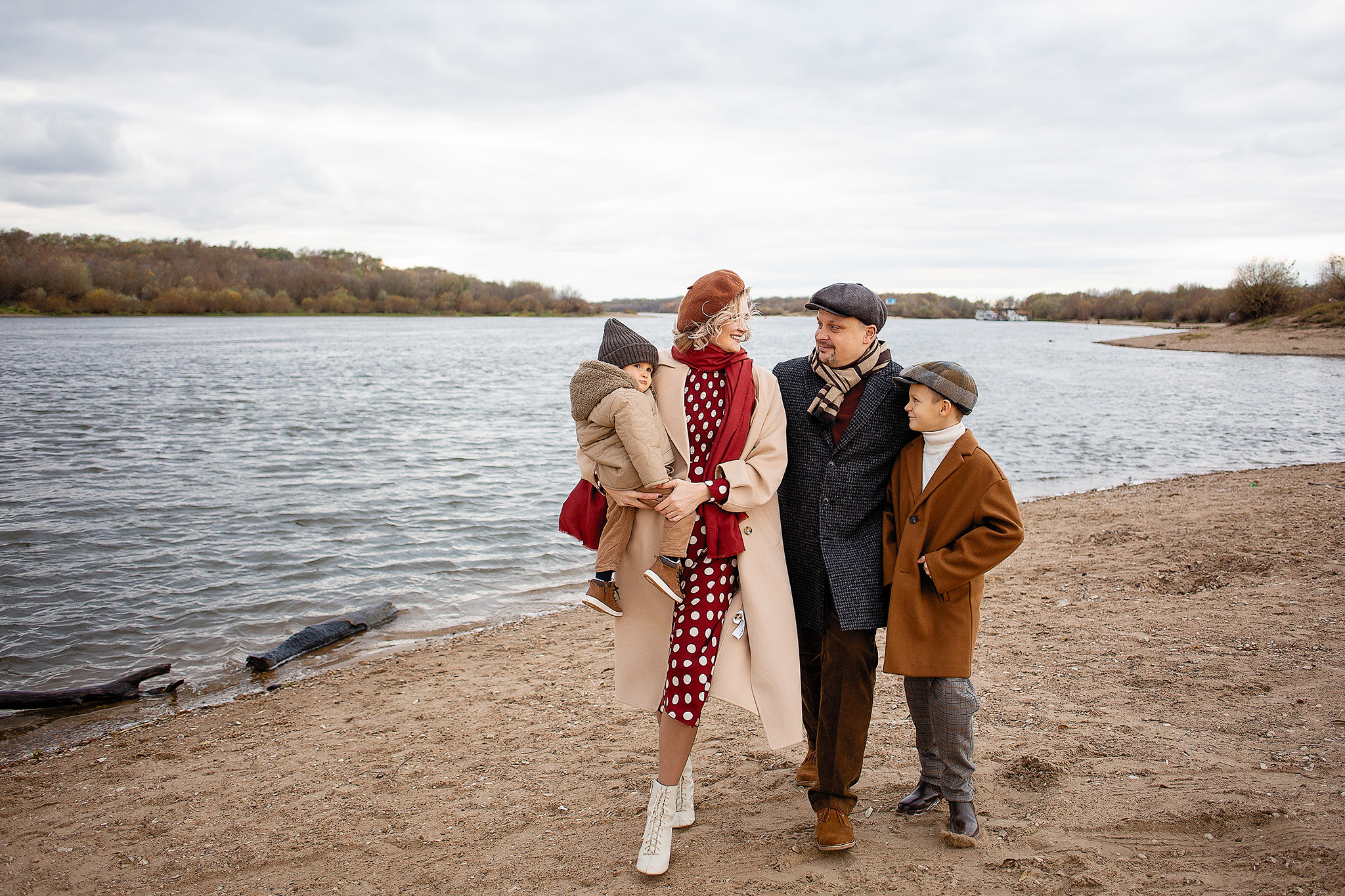 Прогулка по Оке. Семейный фотограф в Москве Марина Петра