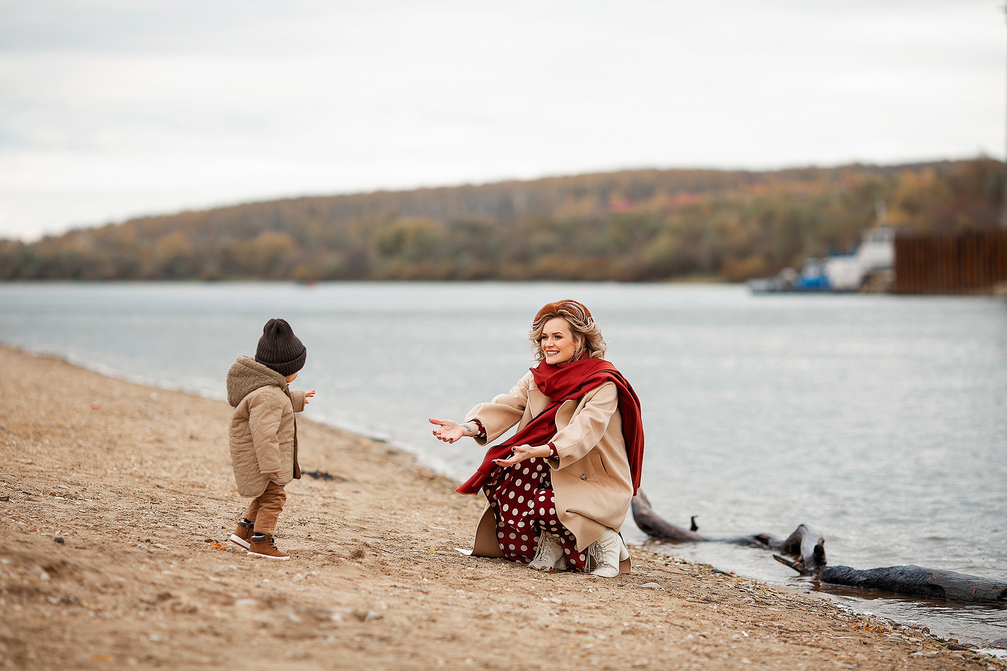 Прогулка по Оке. Семейный фотограф в Москве Марина Петра