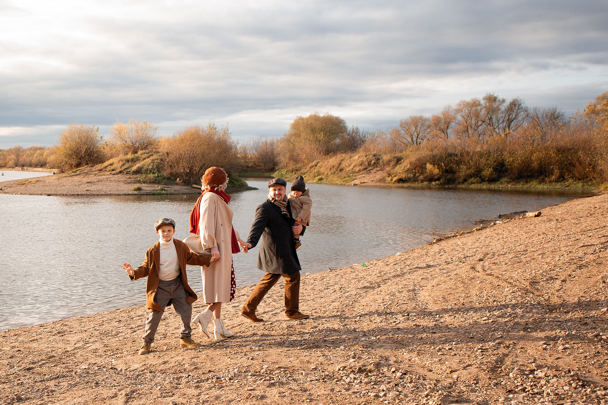 Прогулка по Оке. Семейный фотограф в Москве Марина Петра