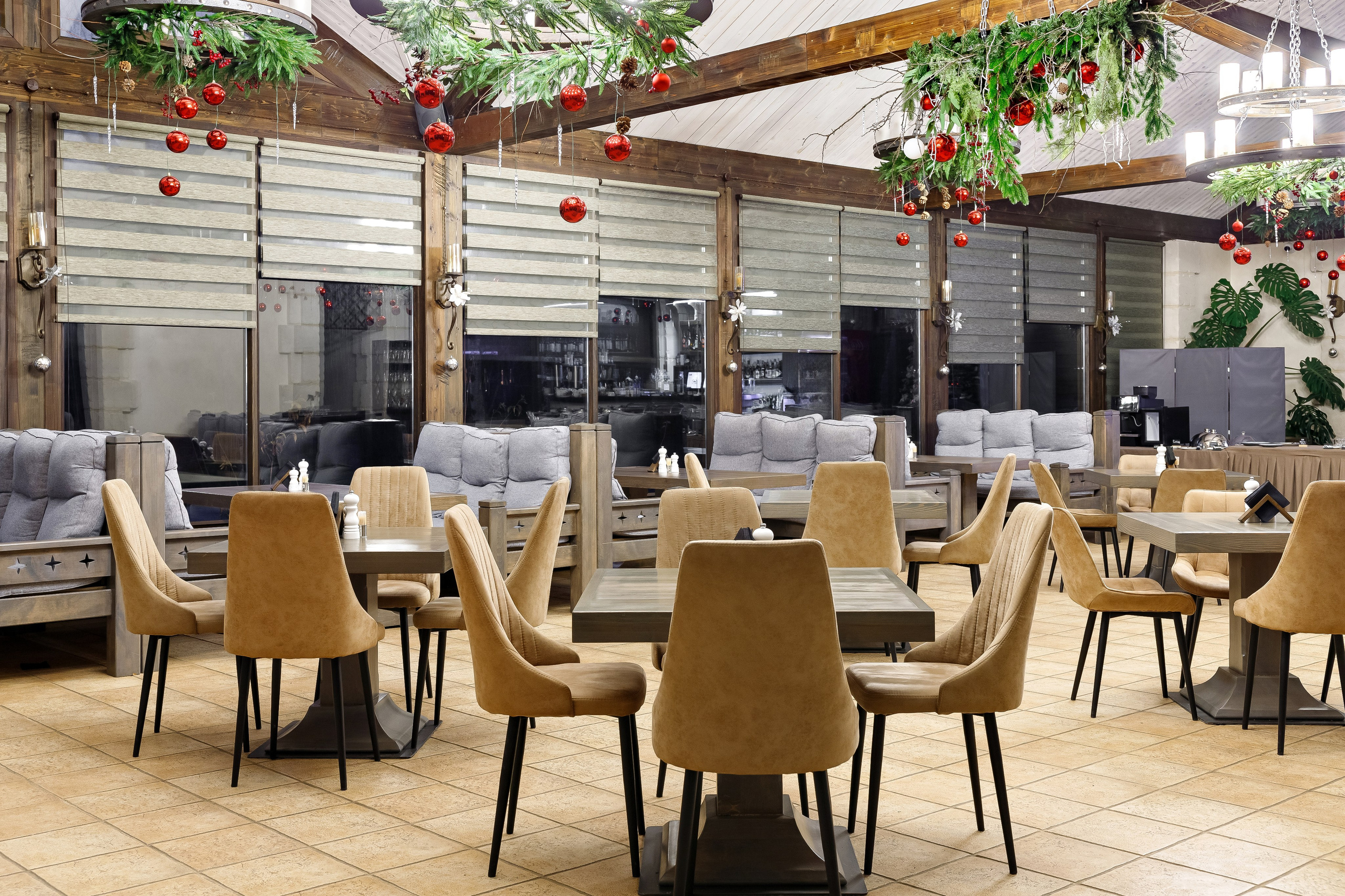 Парк-отель «Орлиное гнездо». Ресторан «Уха» Новогодний. п. Горячий Ключ. Интерьерный фотограф в Краснодарском крае Светлана Шурлова