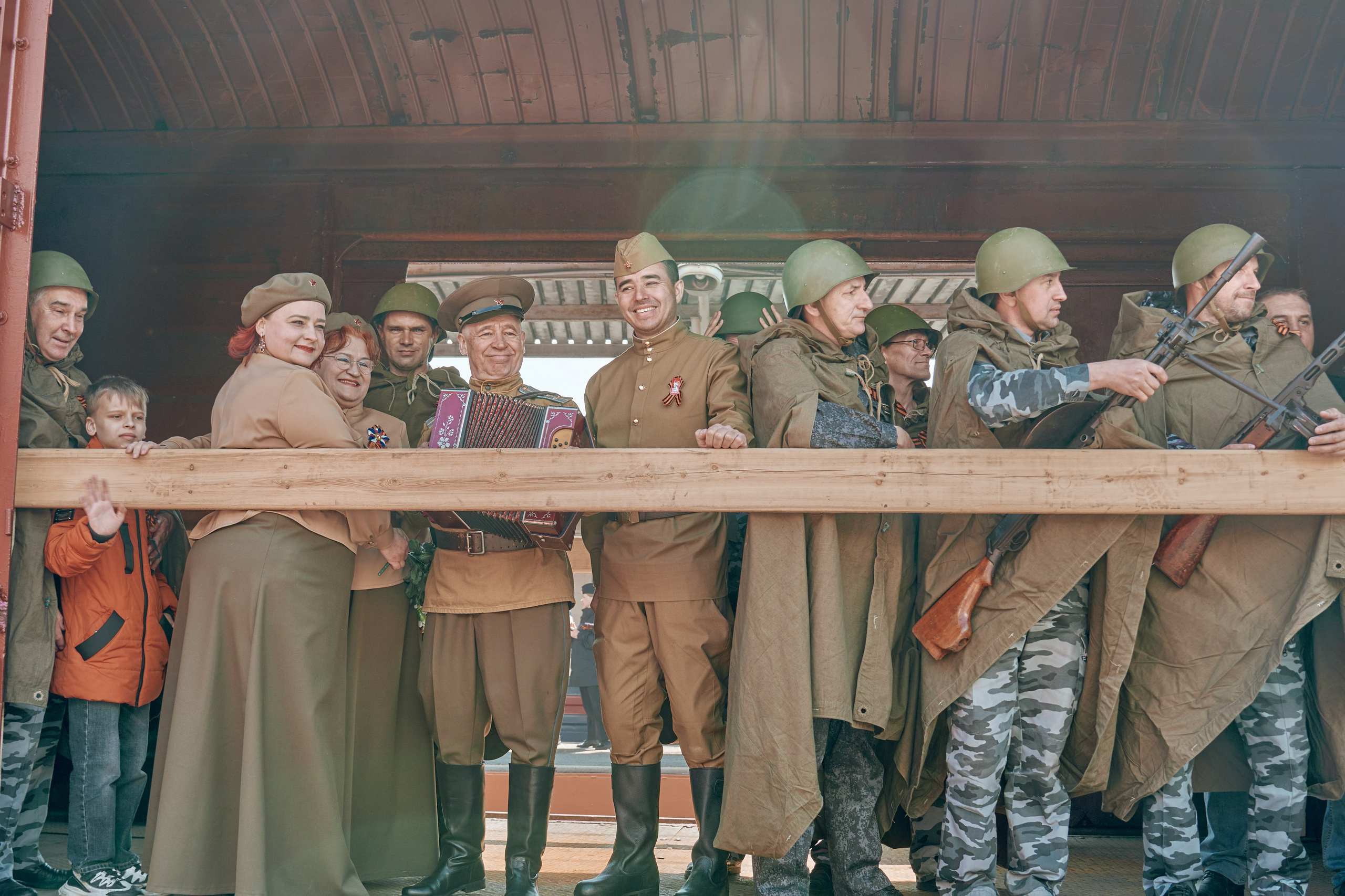 Поезд Победы!. Фотограф во Владивостоке
