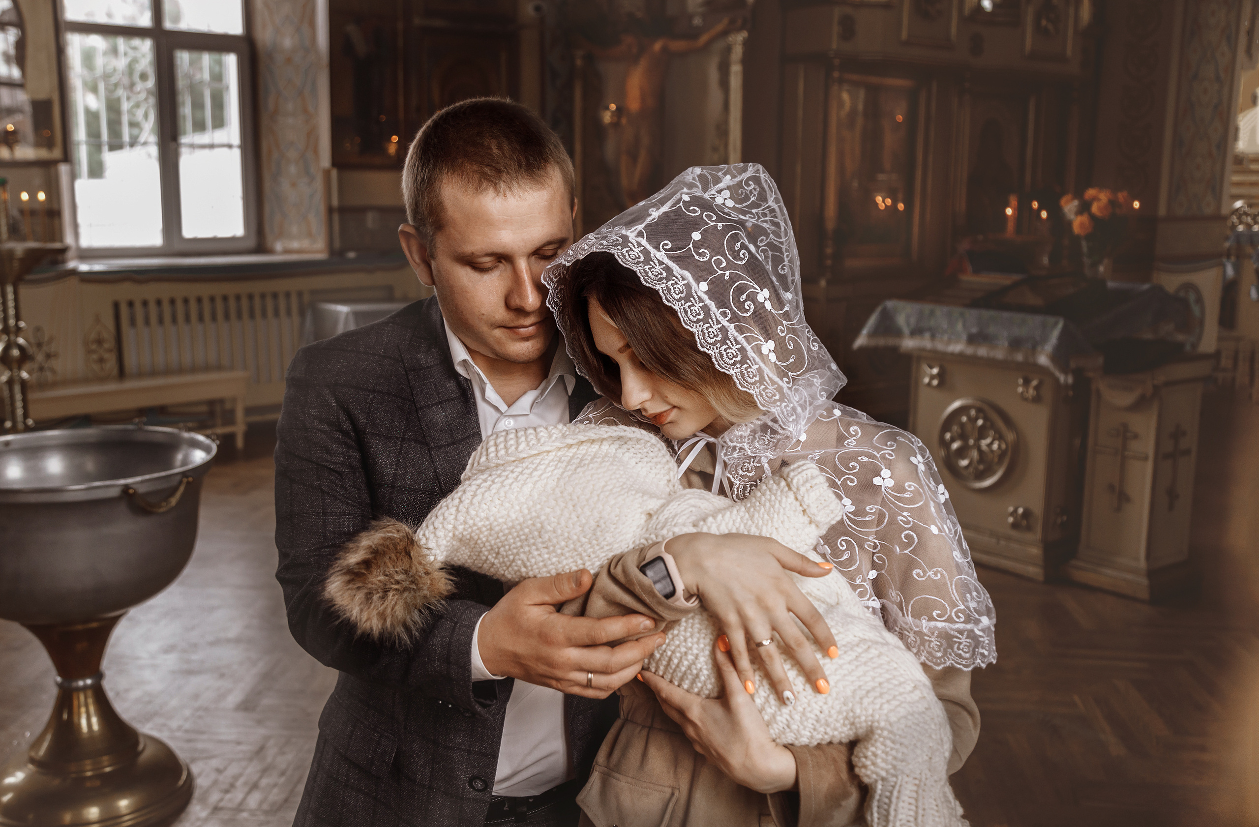 Таинство Крещения Мирославы. Семейный фотограф в Таганроге Виктория Макаренко