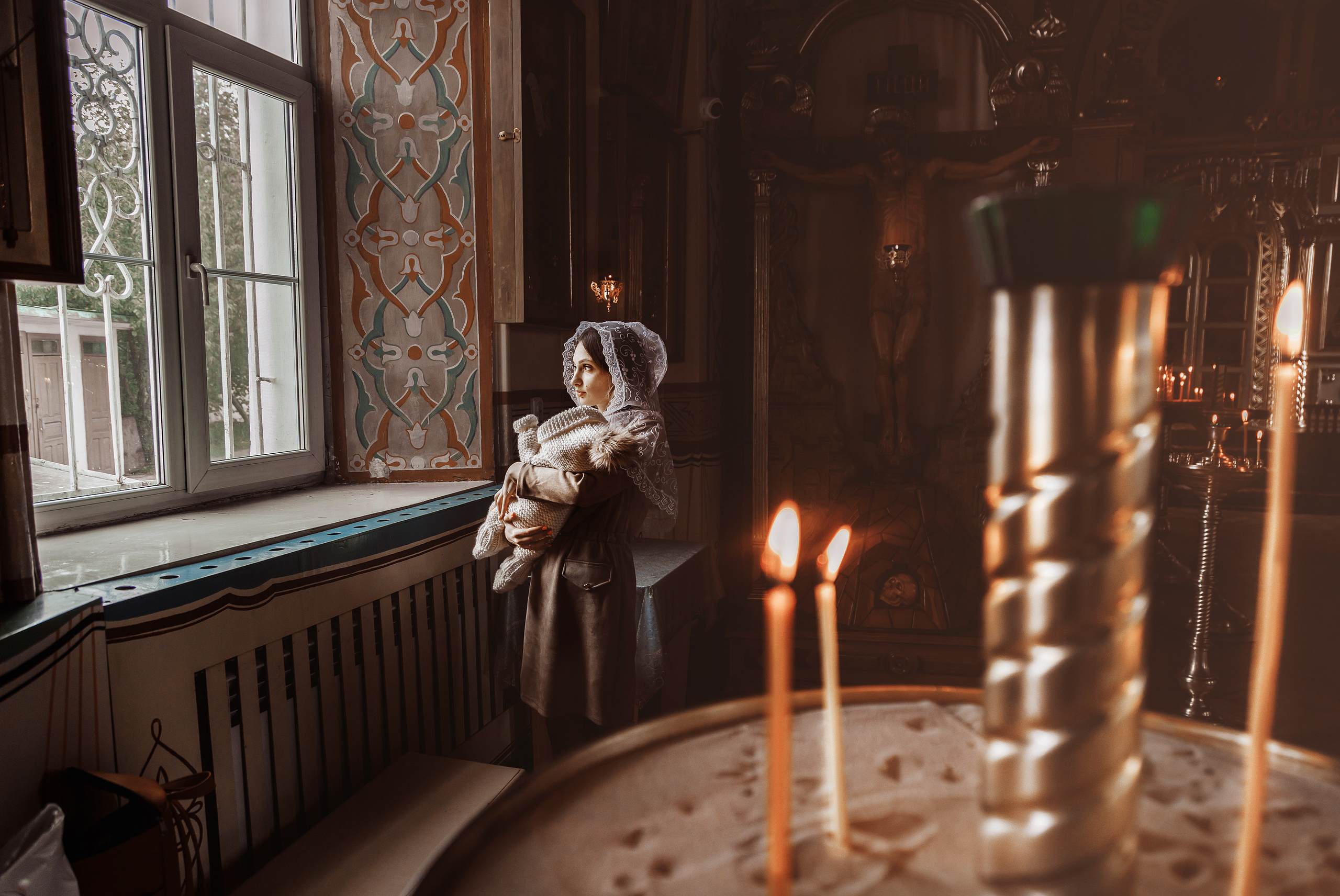 Таинство Крещения Мирославы. Семейный фотограф в Таганроге Виктория Макаренко