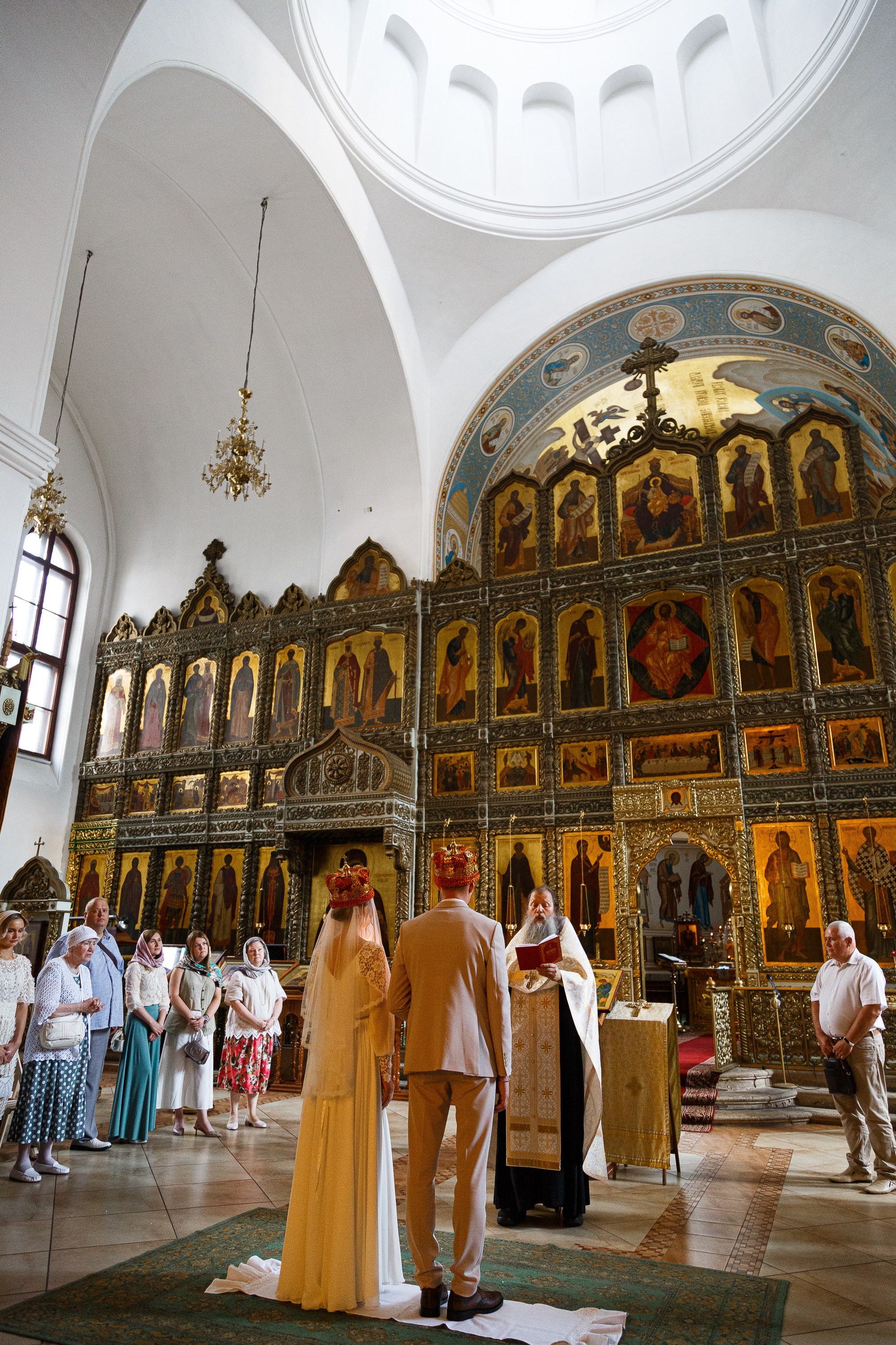 Венчание в храме Живоначальной Троицы на Шаболовке