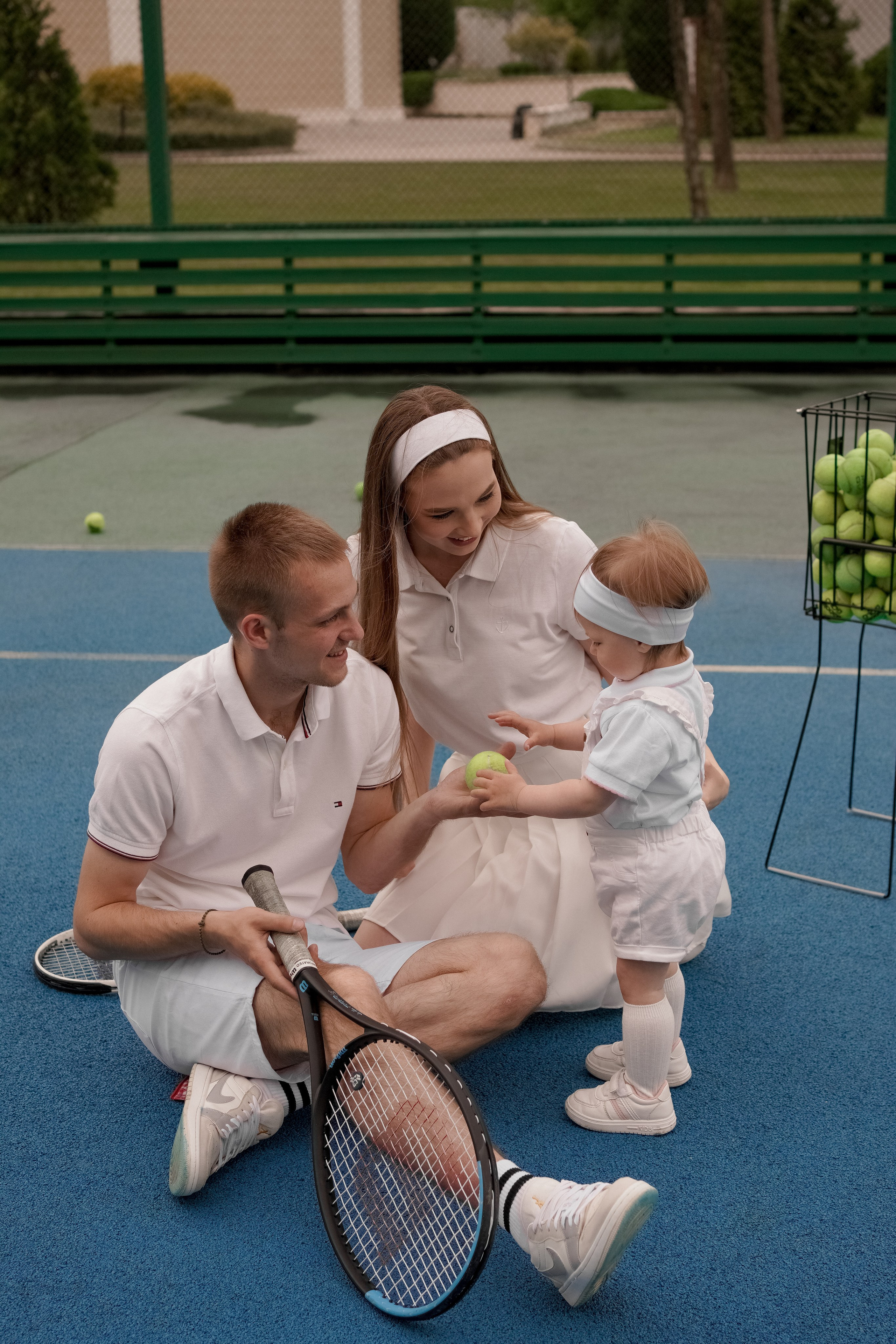 Теннис с семьей. Свадебный и семейный фотограф Афанасьева Анна в Кисловодске