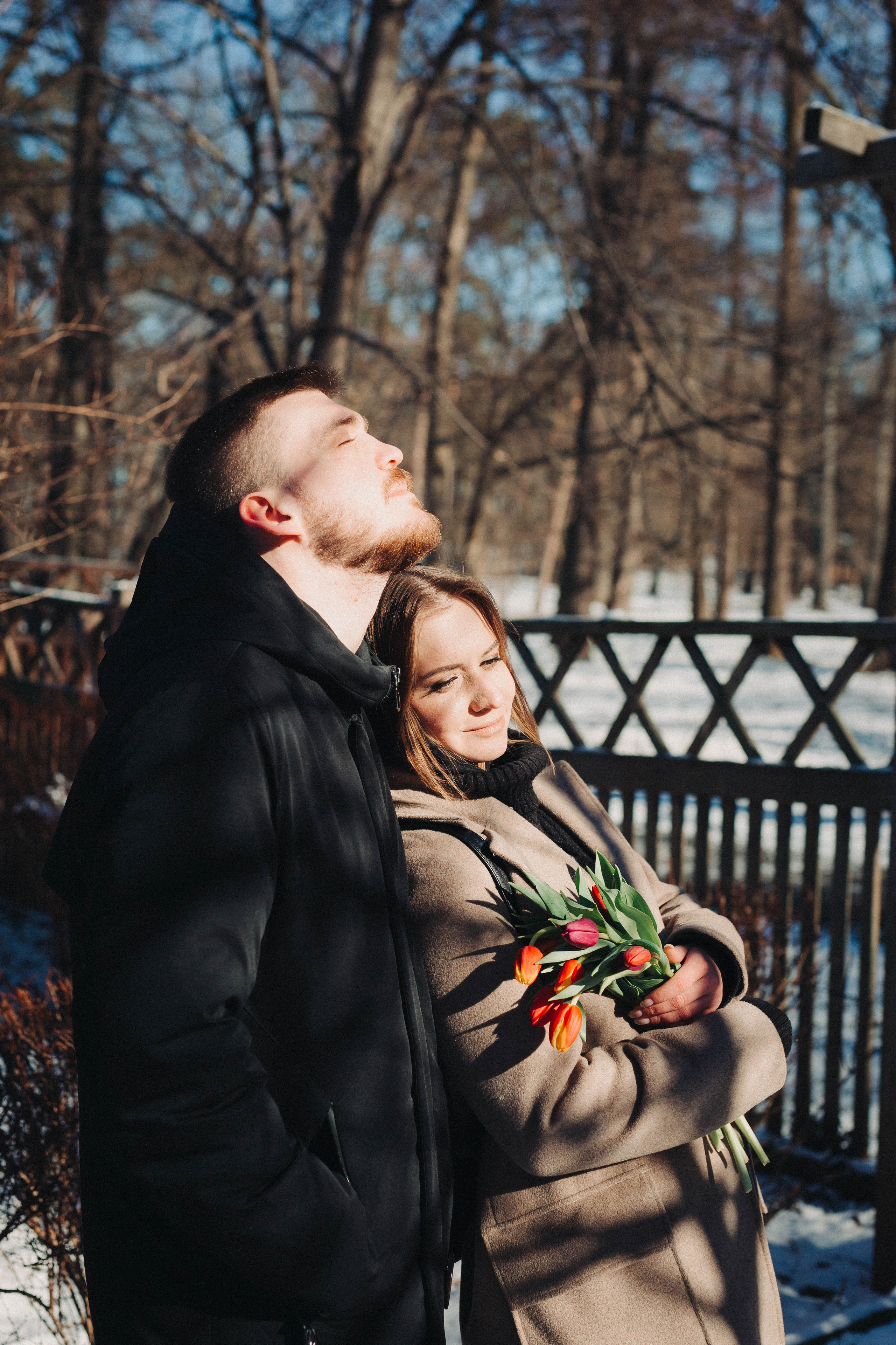 Любовь в морозный март. Фотограф Зеленоградск Красильникова Елена
