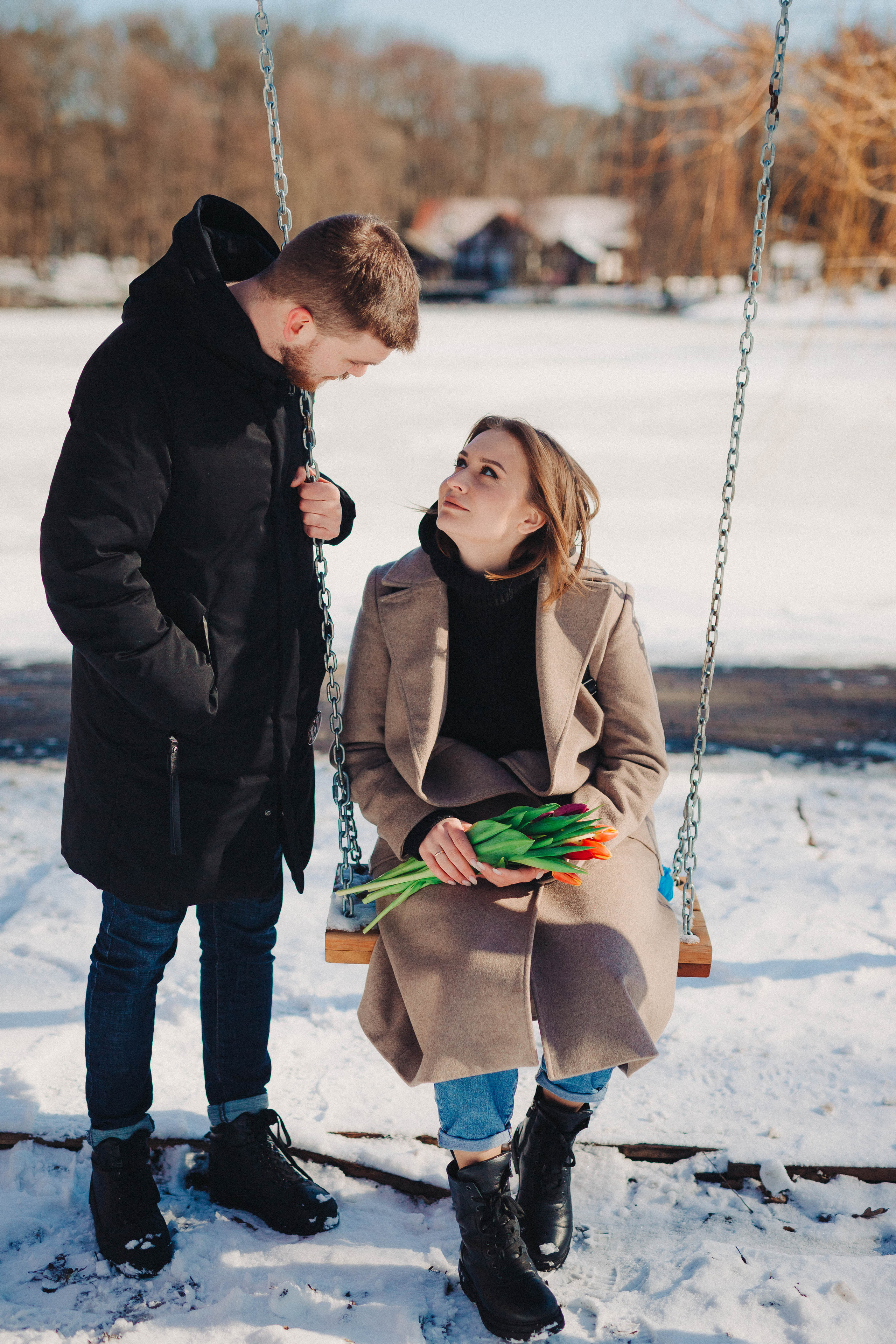 Любовь в морозный март. Фотограф Зеленоградск Красильникова Елена